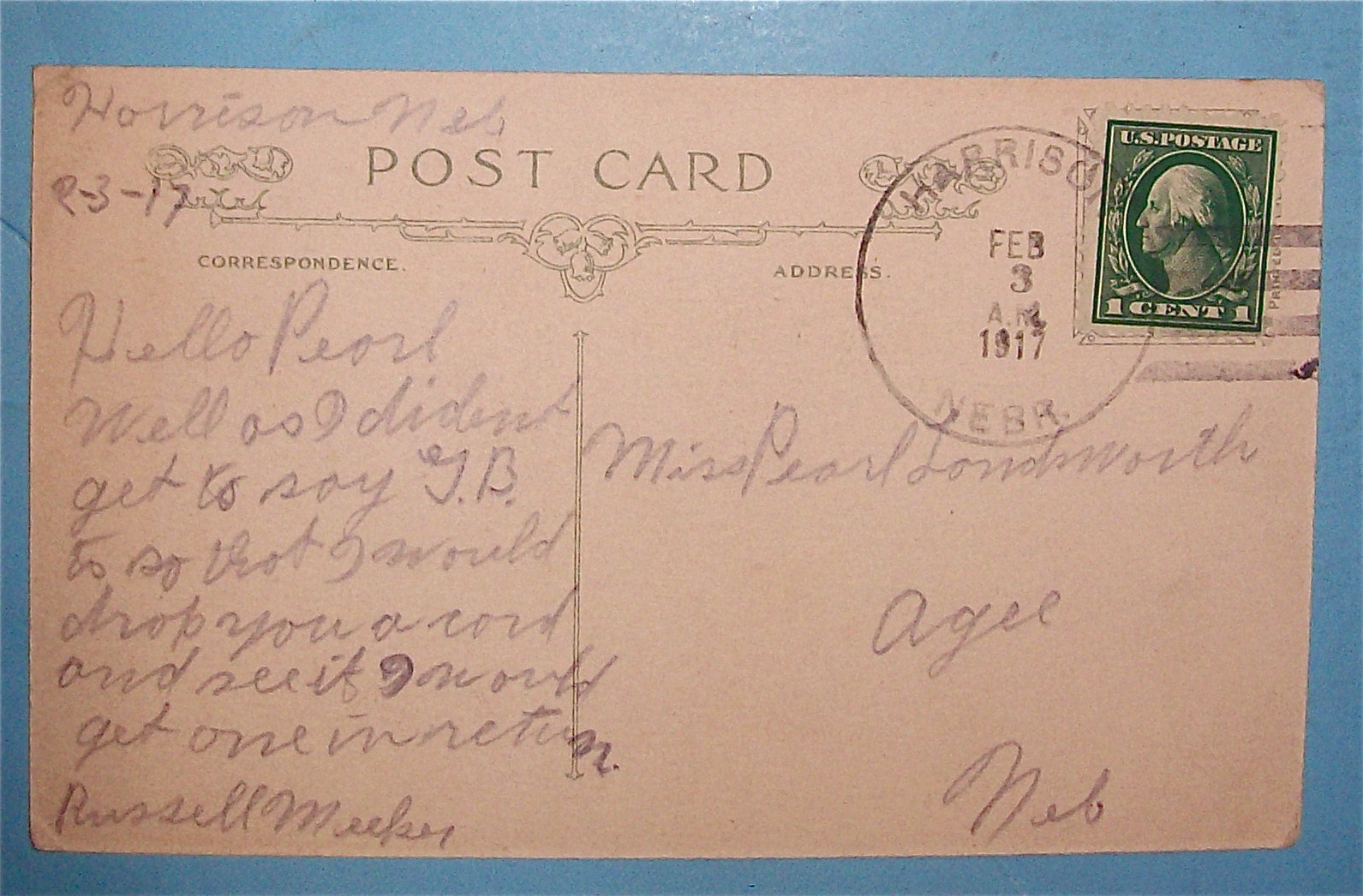I'm Writing You A Long Letter Today Postcard