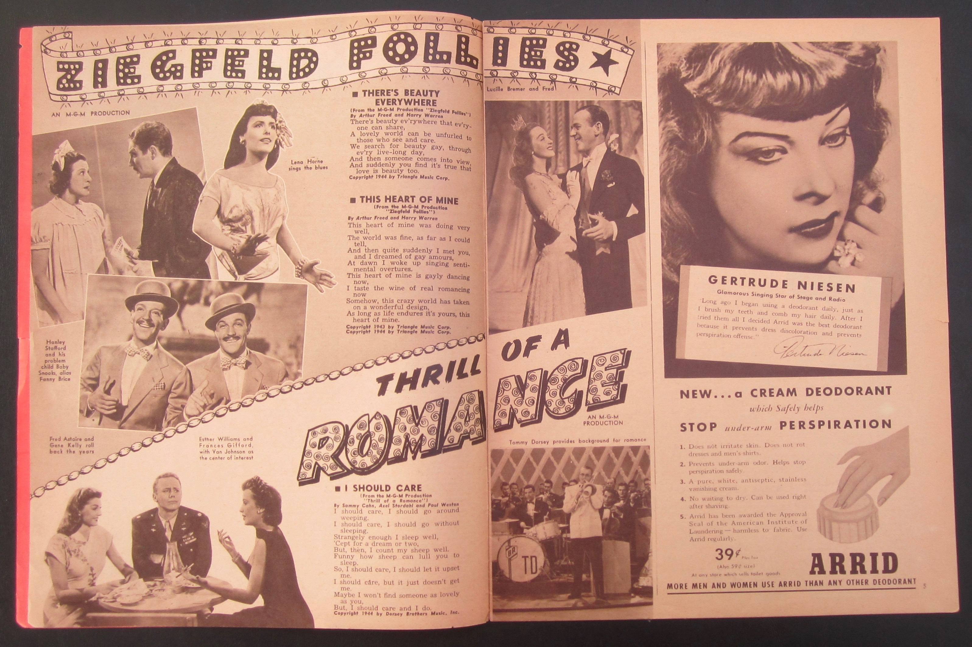 Song Hits May 1945 Betty Grable & Dick Haymes