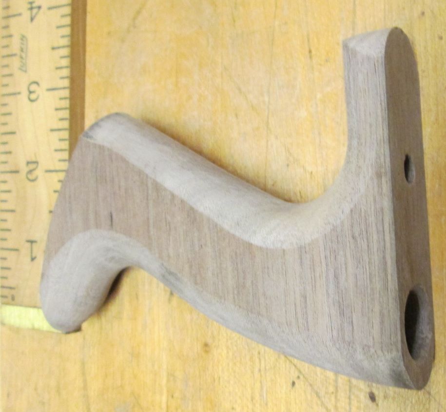 Stanley Plane Handle No. 3 & 4 Walnut Tote Unfinished