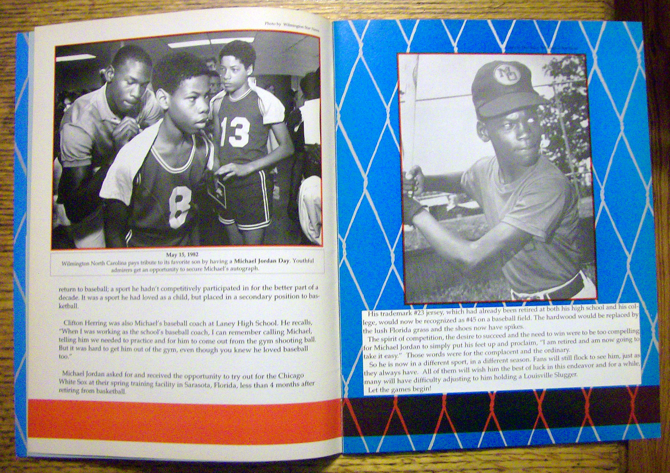 Michael Baseball Photo Album Magazine 1994 (CE)