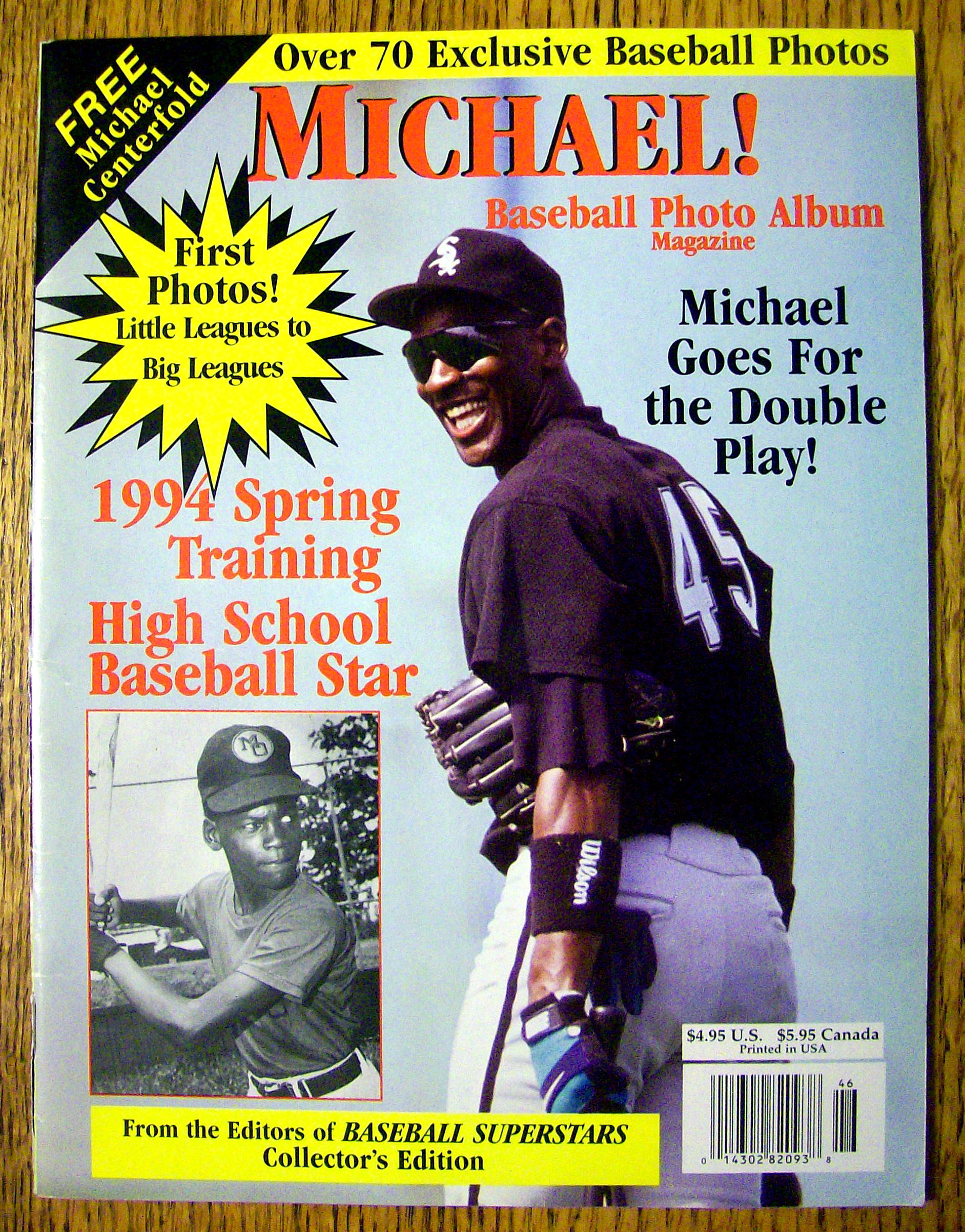 Michael Baseball Photo Album Magazine 1994 (CE)