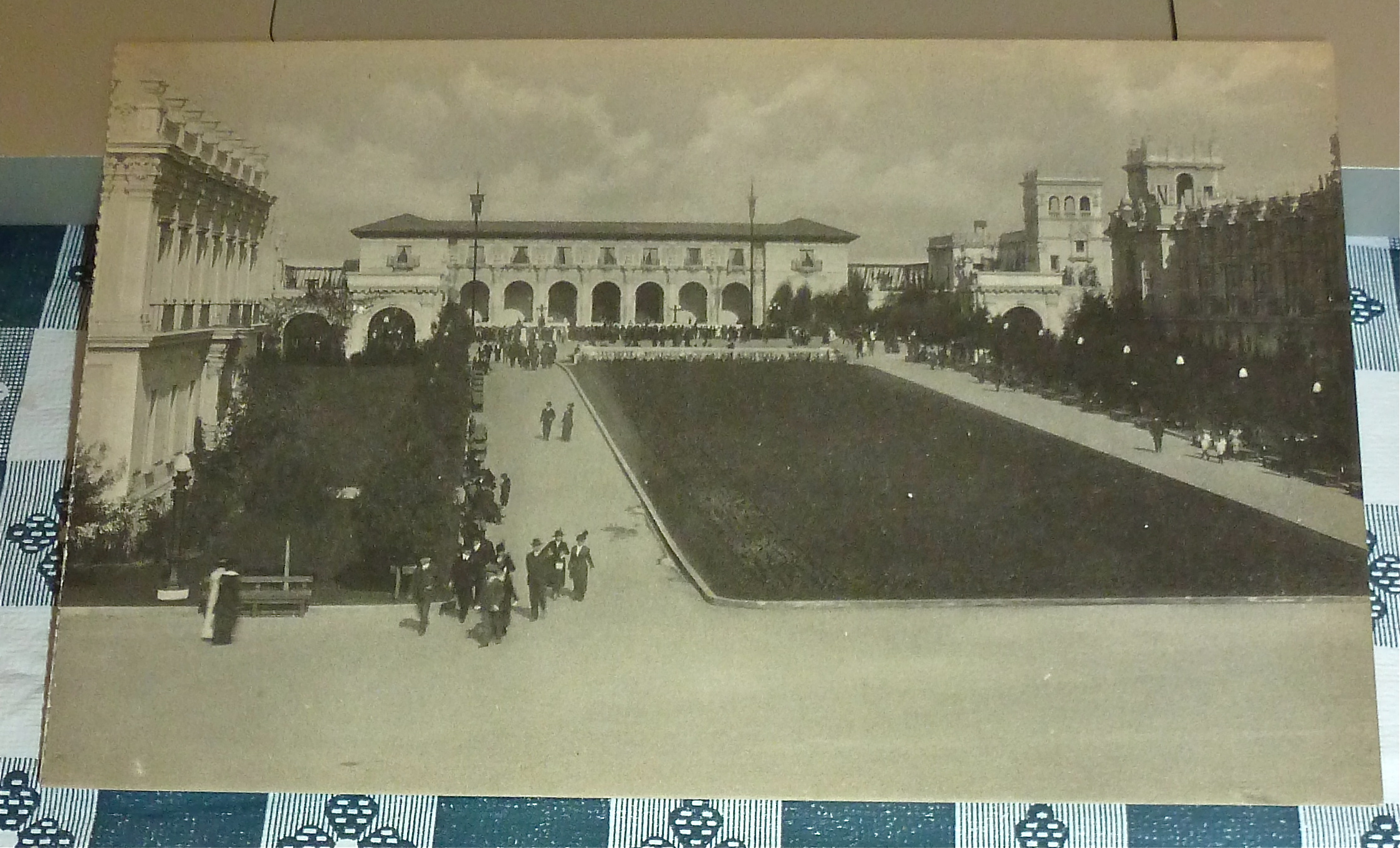 1915 Panama-California Expo Postcard-Plaza De Panama