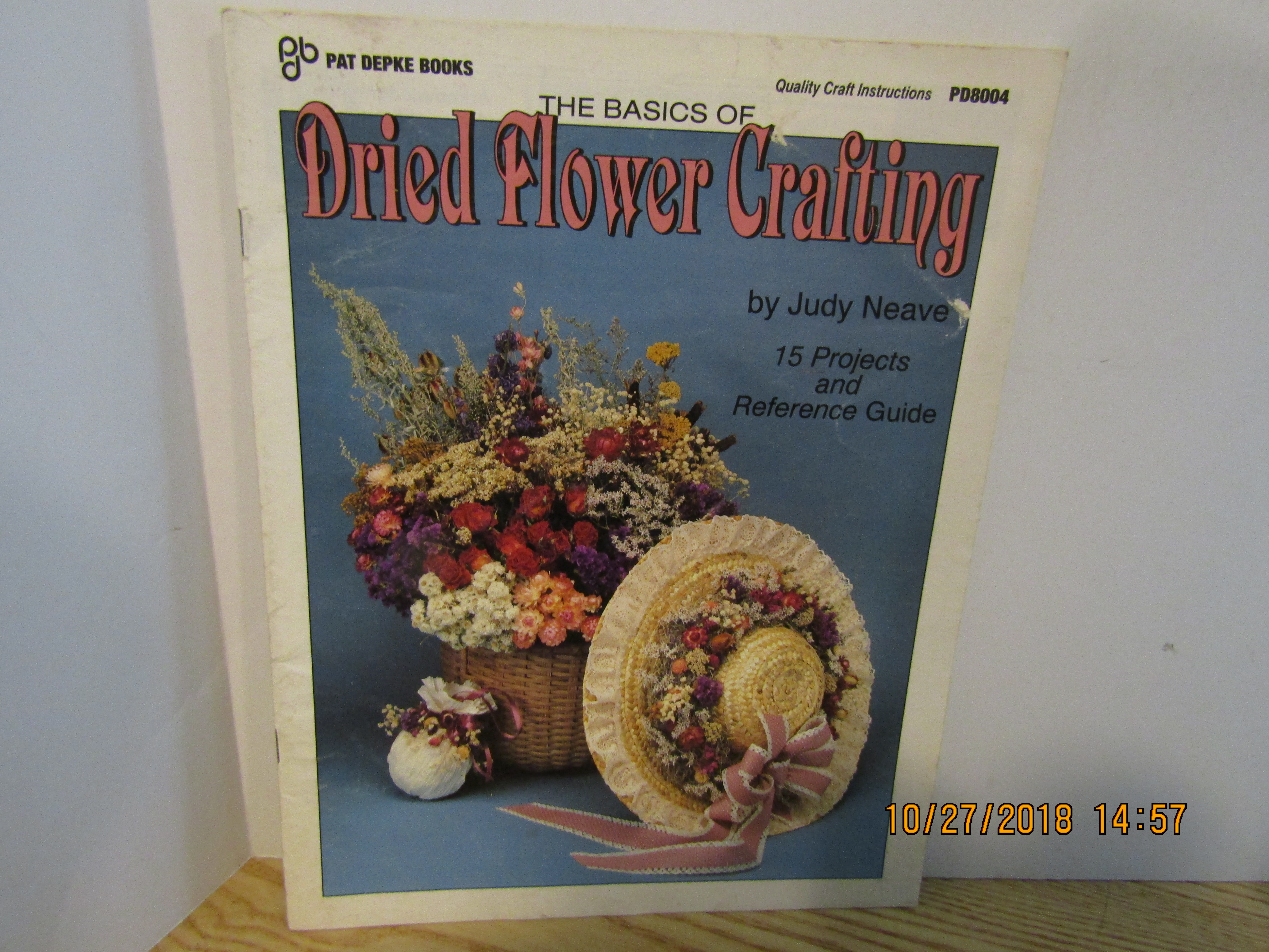 Pat Depke Book  Dried  Flower Crafting  #8004