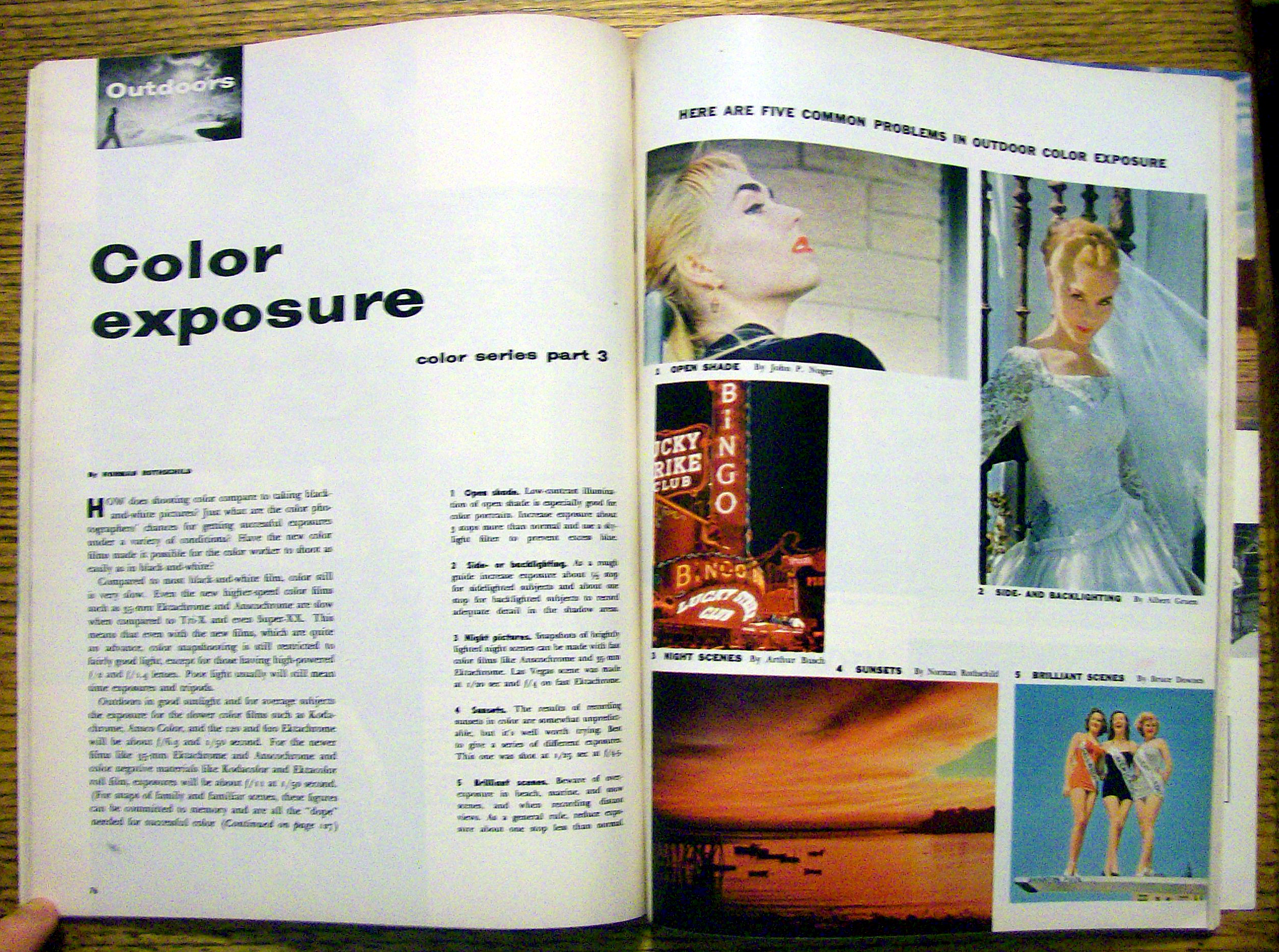 Photography Magazine July 1955 Summertime Pictures