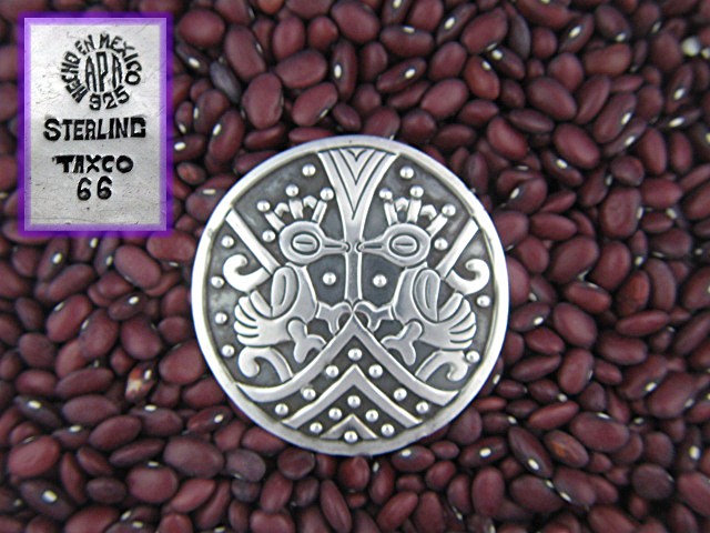 TAXCO Mexico Sterling Silver APA 66 Birds Brooch