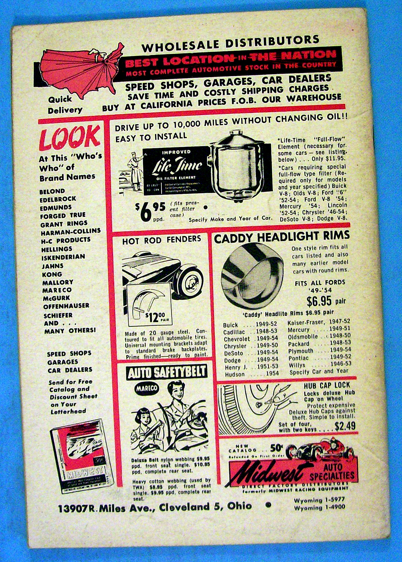 Rod & Custom February 1955 Supercharged Cadillac