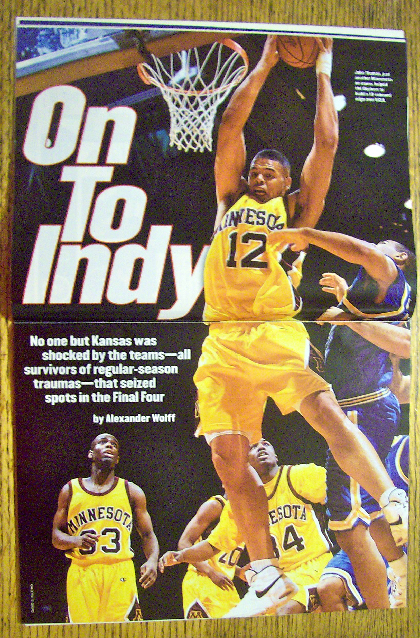 Sport Illustrated Magazine March 31, 1997 Randy Johnson