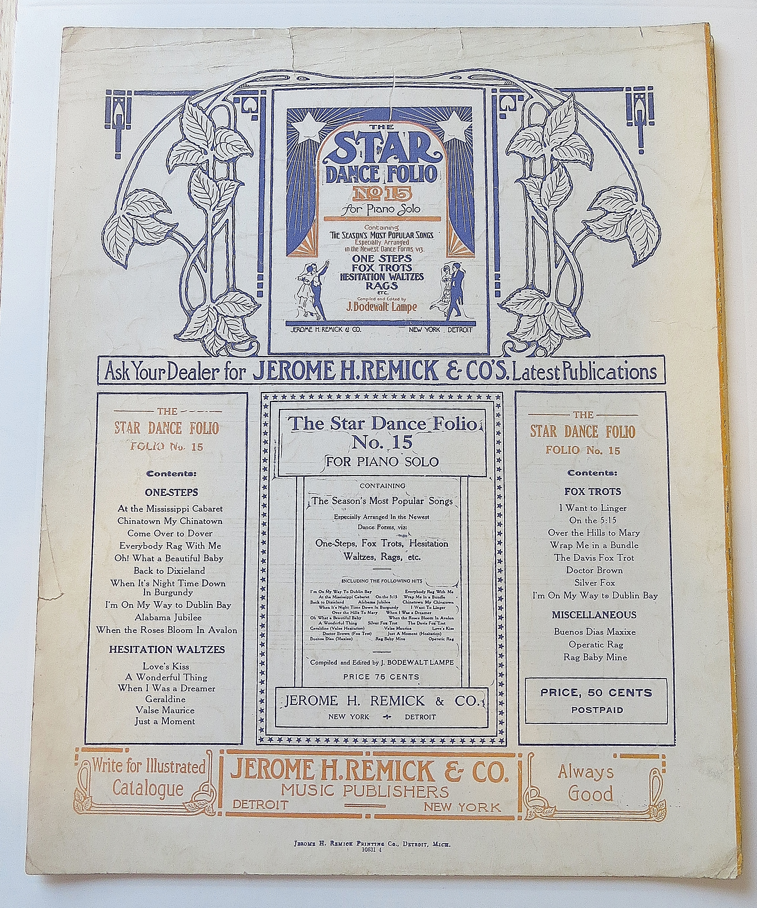 1915 Dancing The Jelly Roll