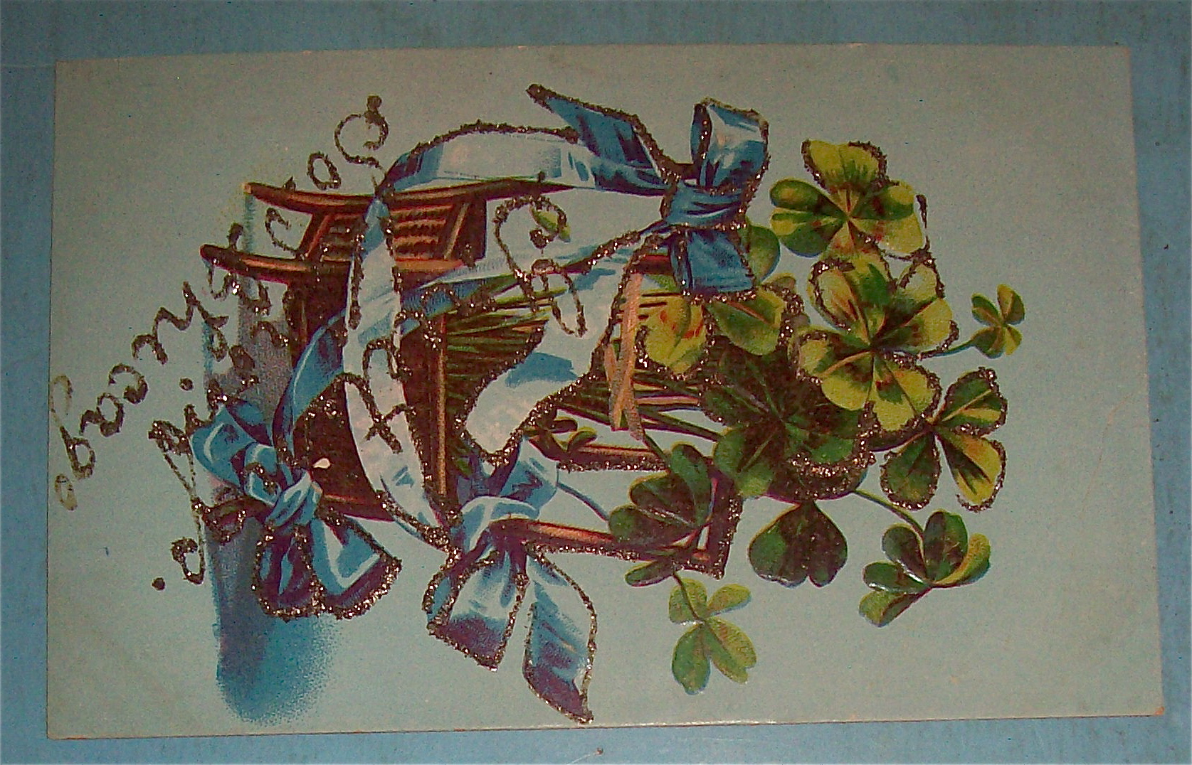 Four Leaf Clover Plant Postcard