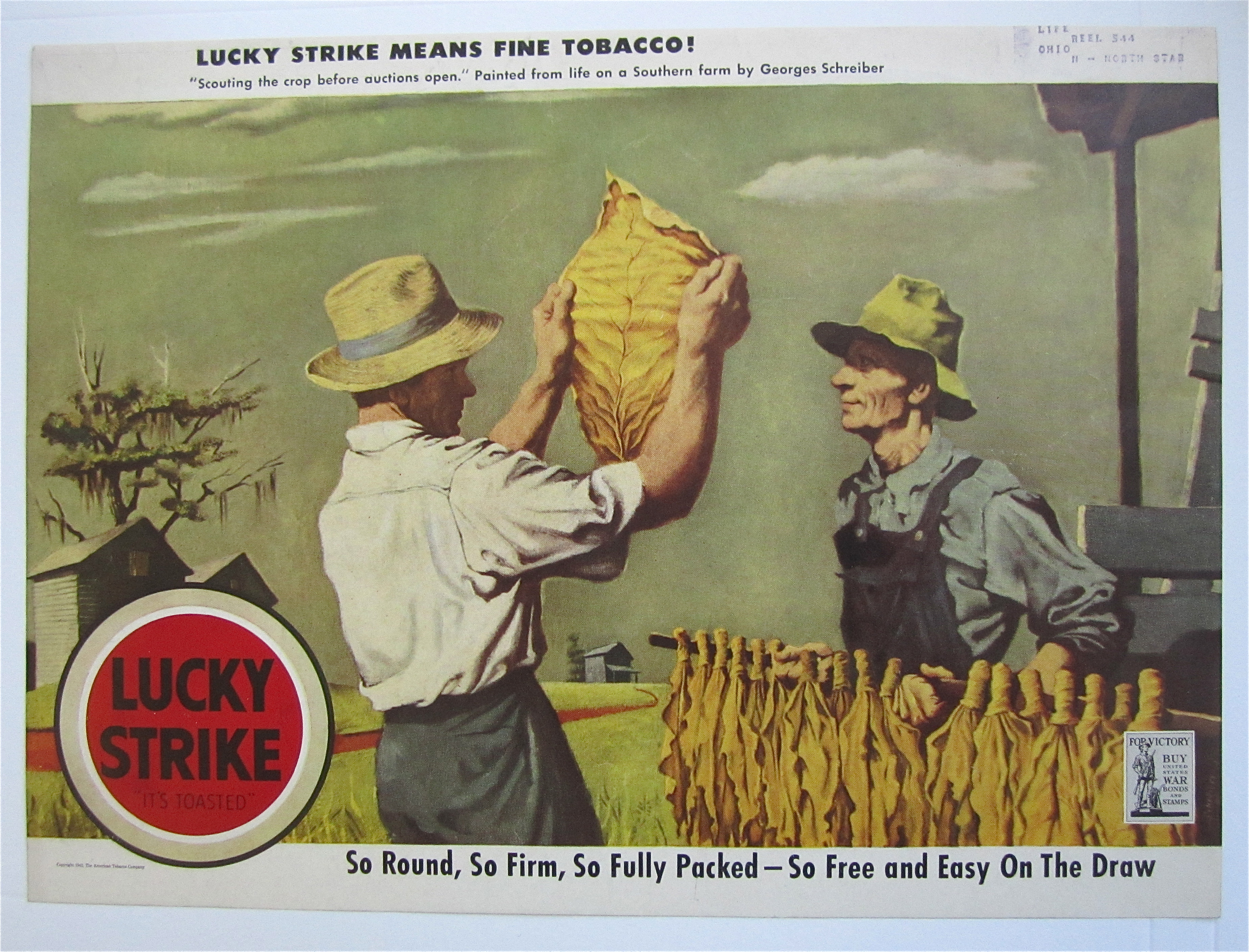 1943 Lucky Strike Cigarettes By Georges Schreiber