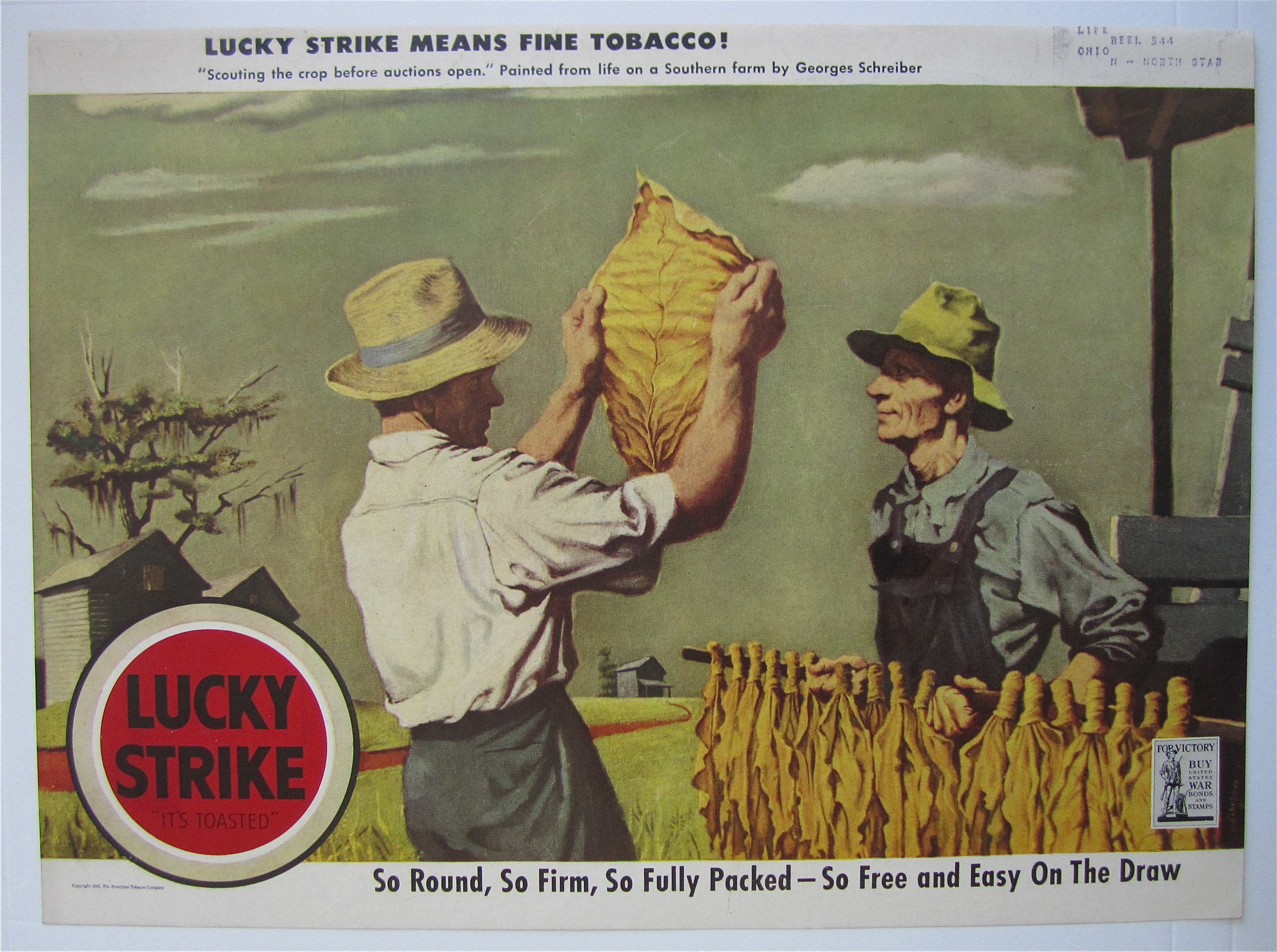 1943 Lucky Strike Cigarettes By Georges Schreiber