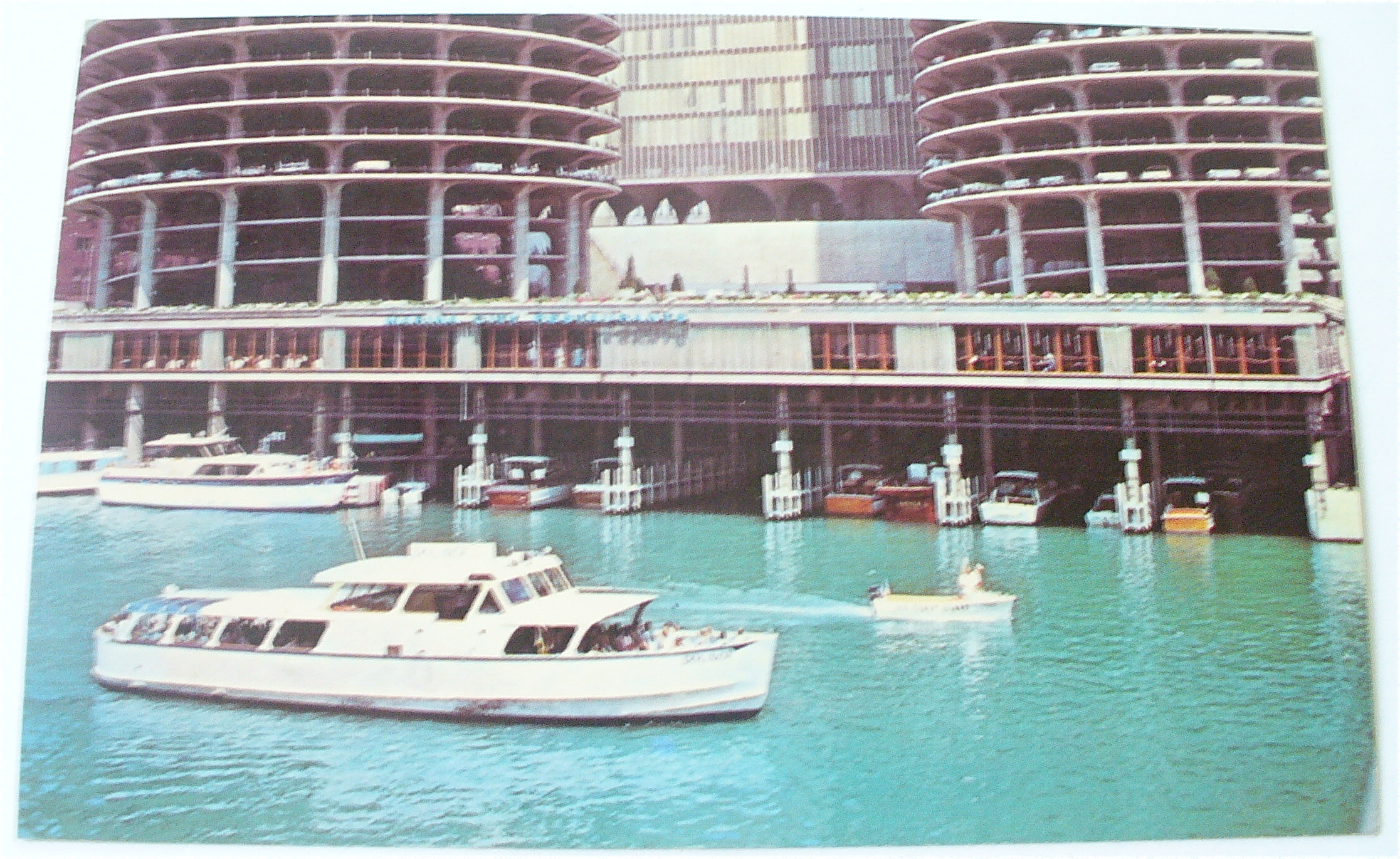 Easy Living On The Chicago River Postcard