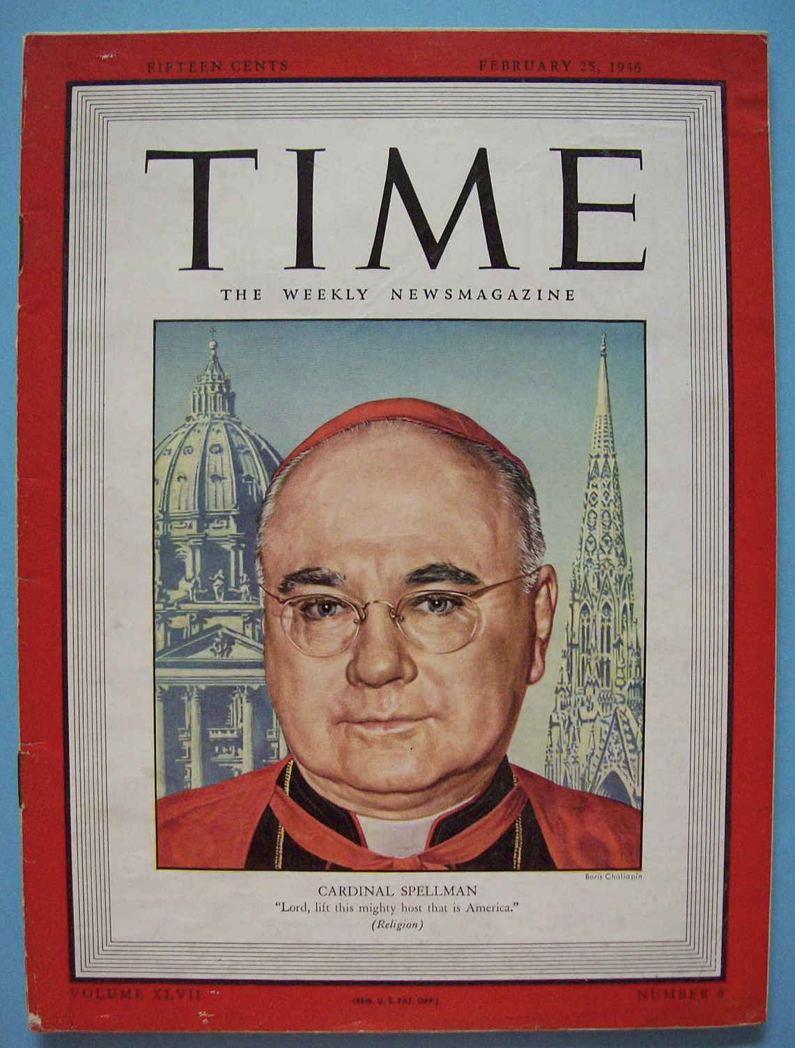 Time Magazine - February 25, 1946 - Cardinal Spellman