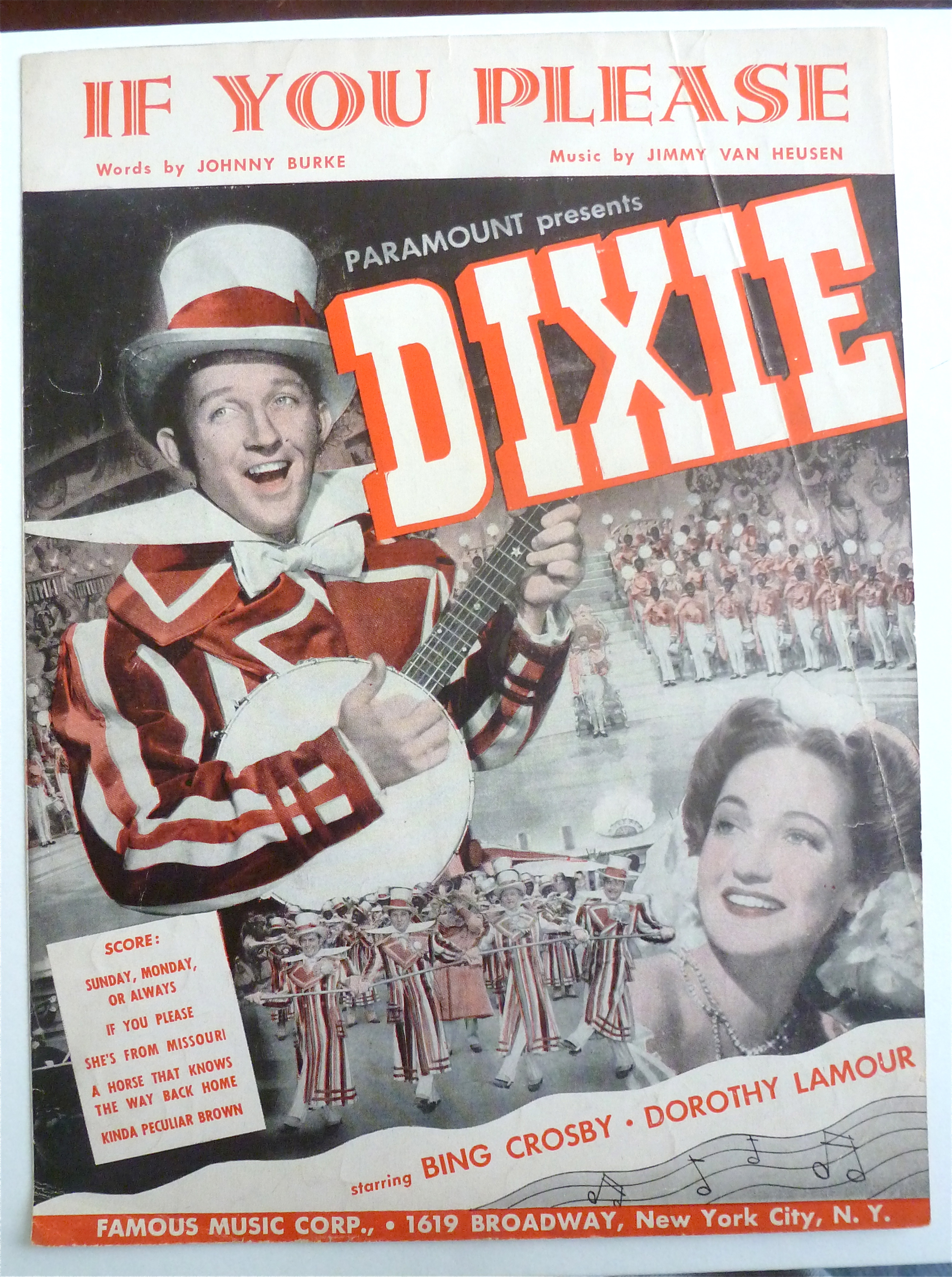 Sheet Music For 1943 If You Please