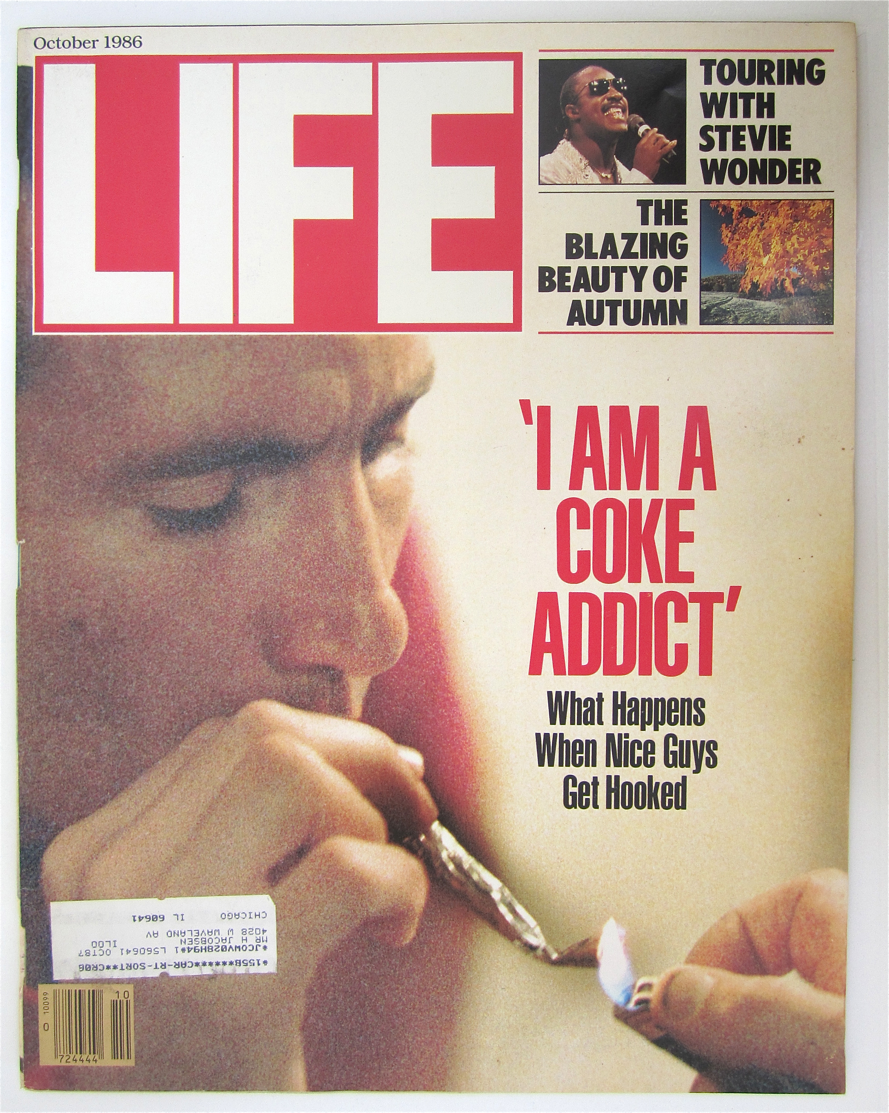 Life Magazine-October 1986-I Am A Coke Addict