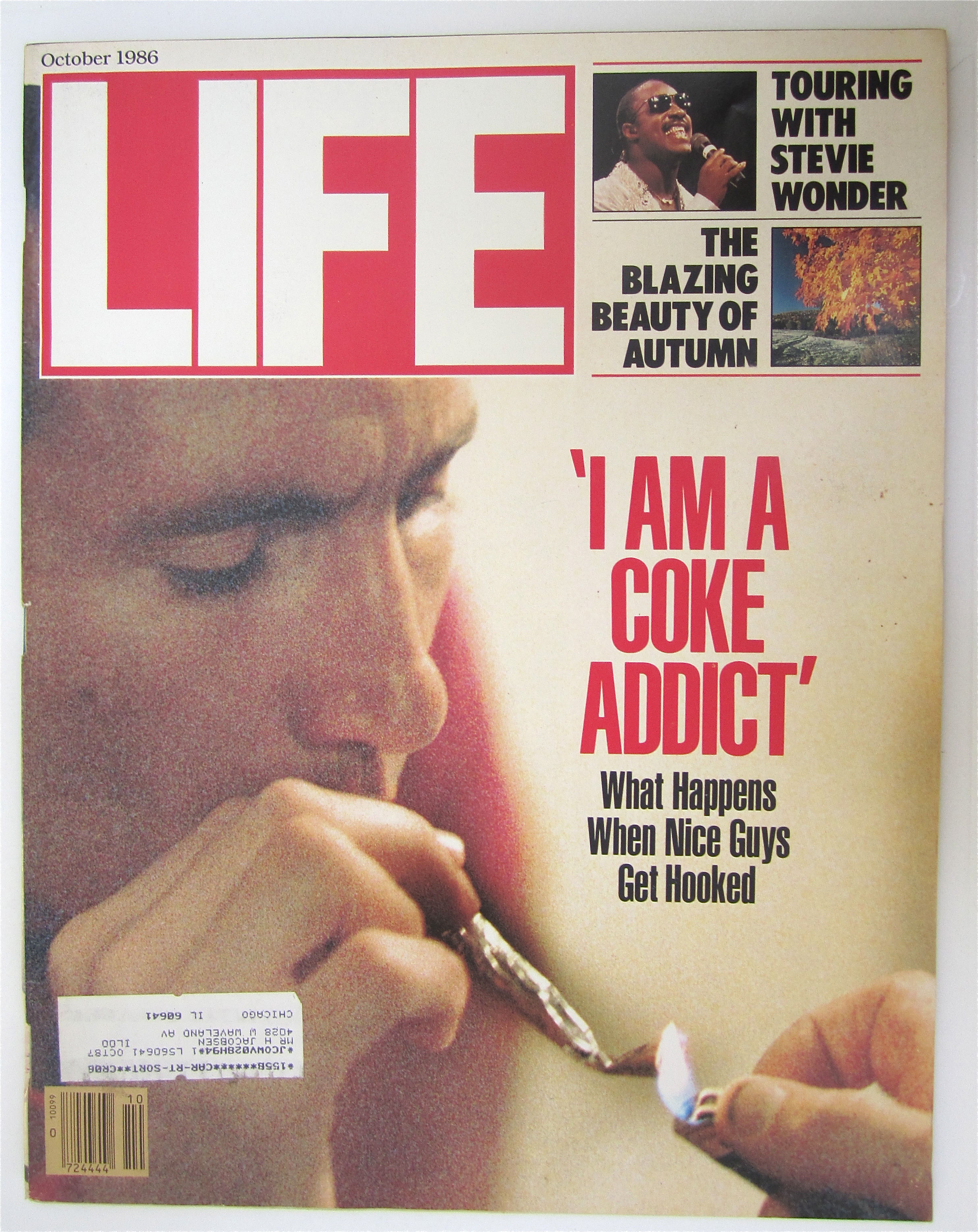Life Magazine-October 1986-I Am A Coke Addict