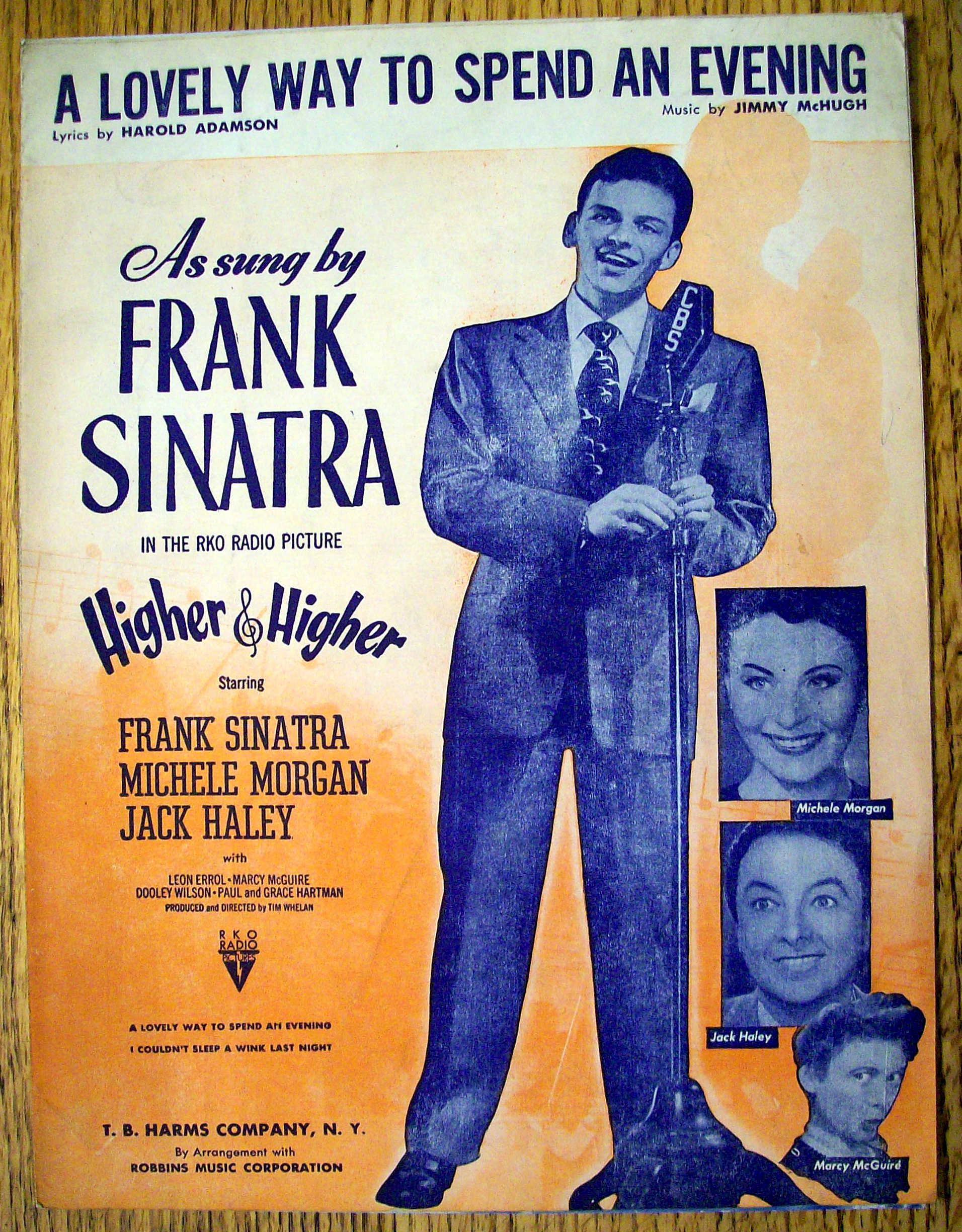Sheet Music For 1943 A Lovely Way To Spend An Evening