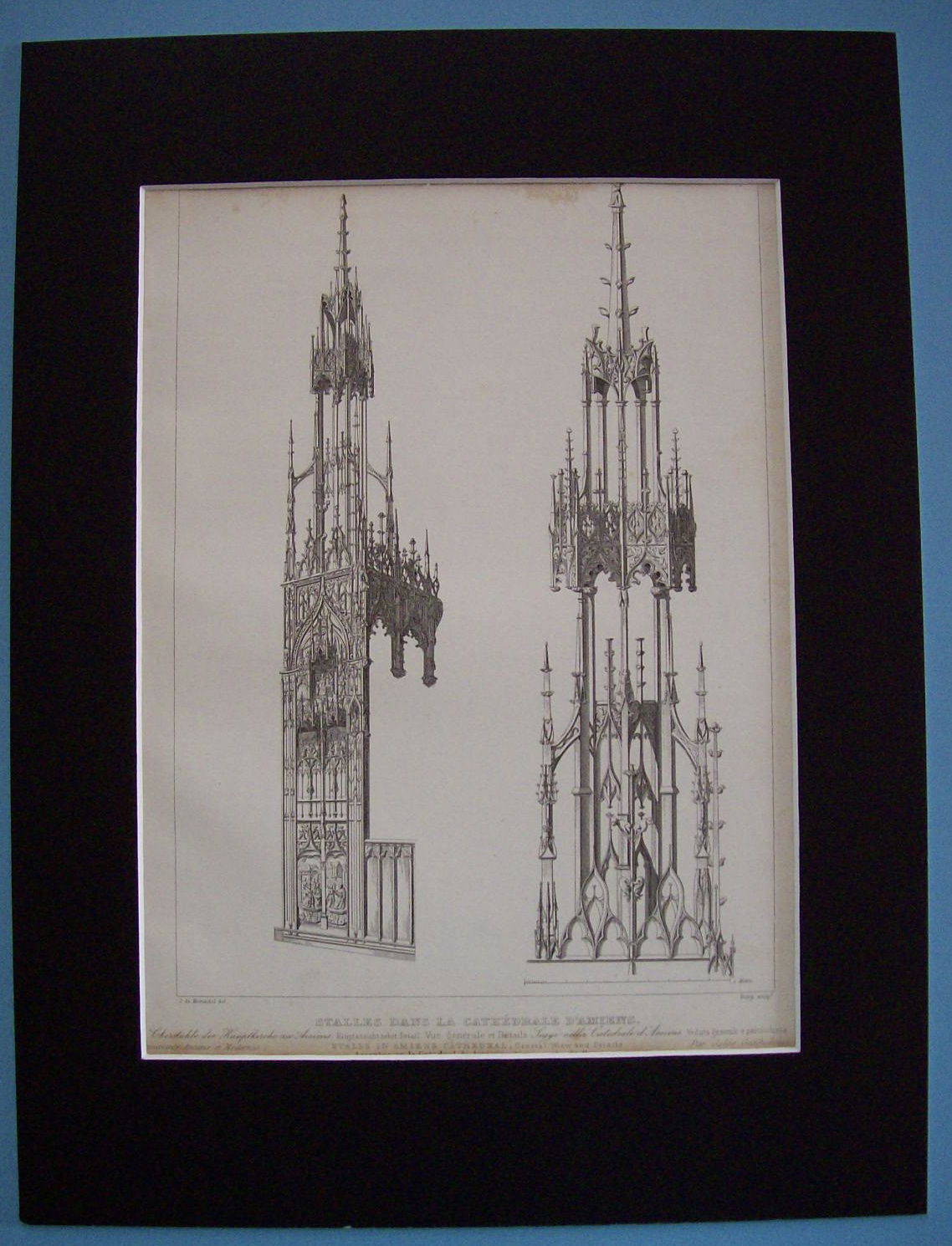 Stalles Dans La Cathedrale D'Amiens