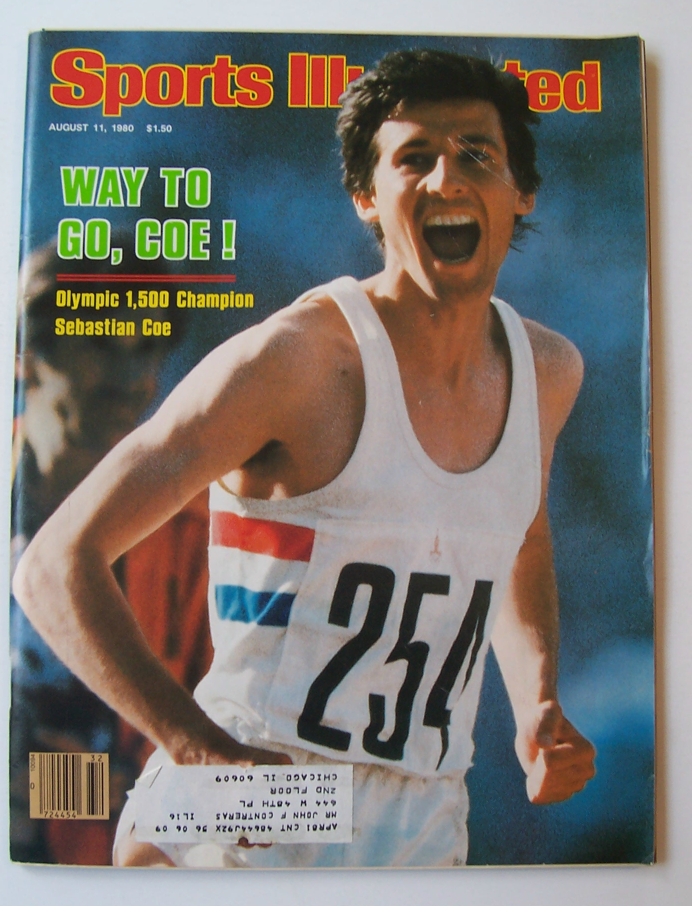 Sports Illustrated Magazine-Aug 11, 1980-Sebastian Coe