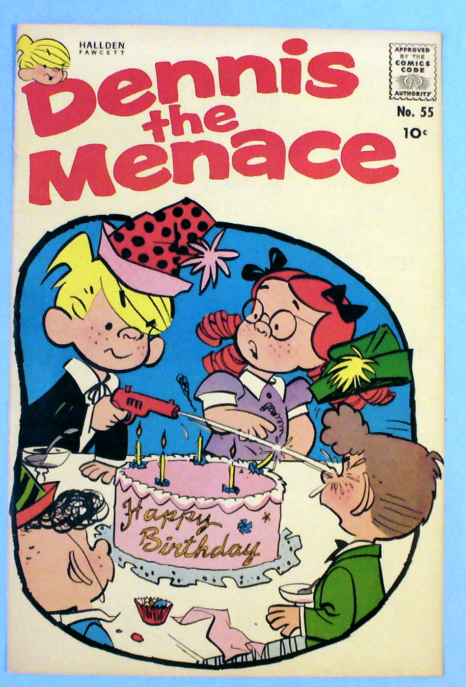 Dennis the Menace #55-1961 Comic Cover-Dennis At Party