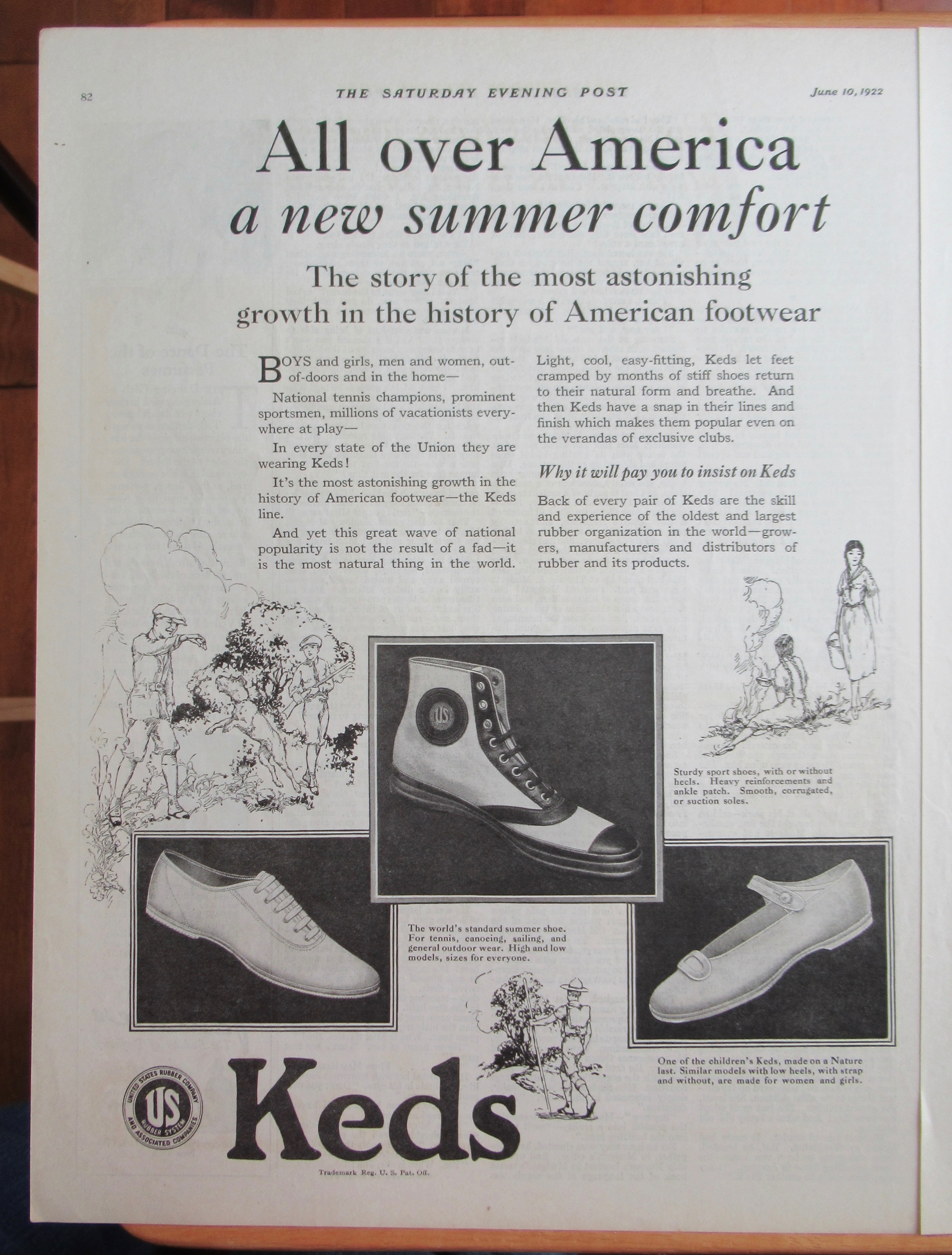 1922 Keds Shoes with a Variety of Different Shoes