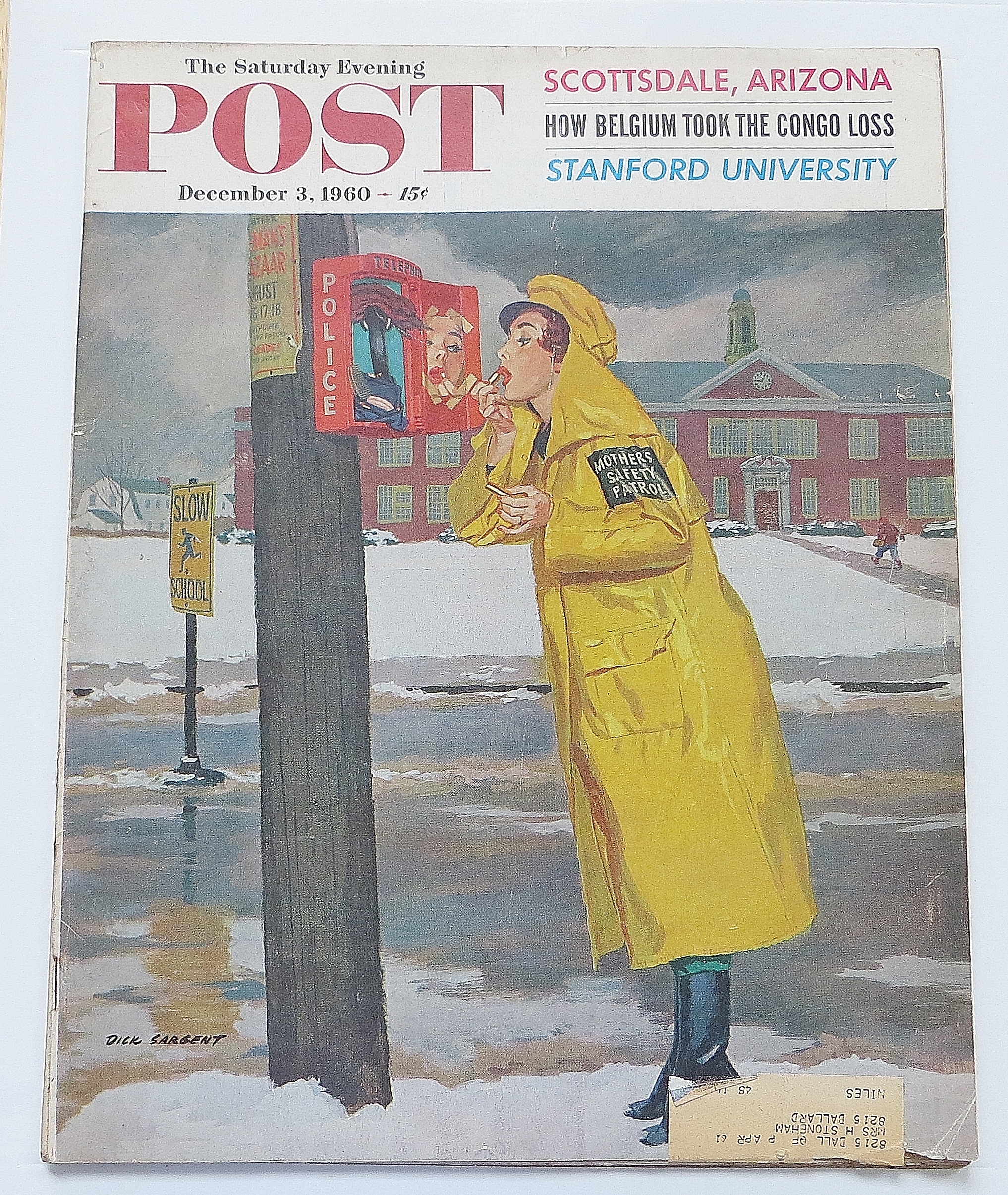 Saturday Evening Post December 3, 1960 Stanford Univer.