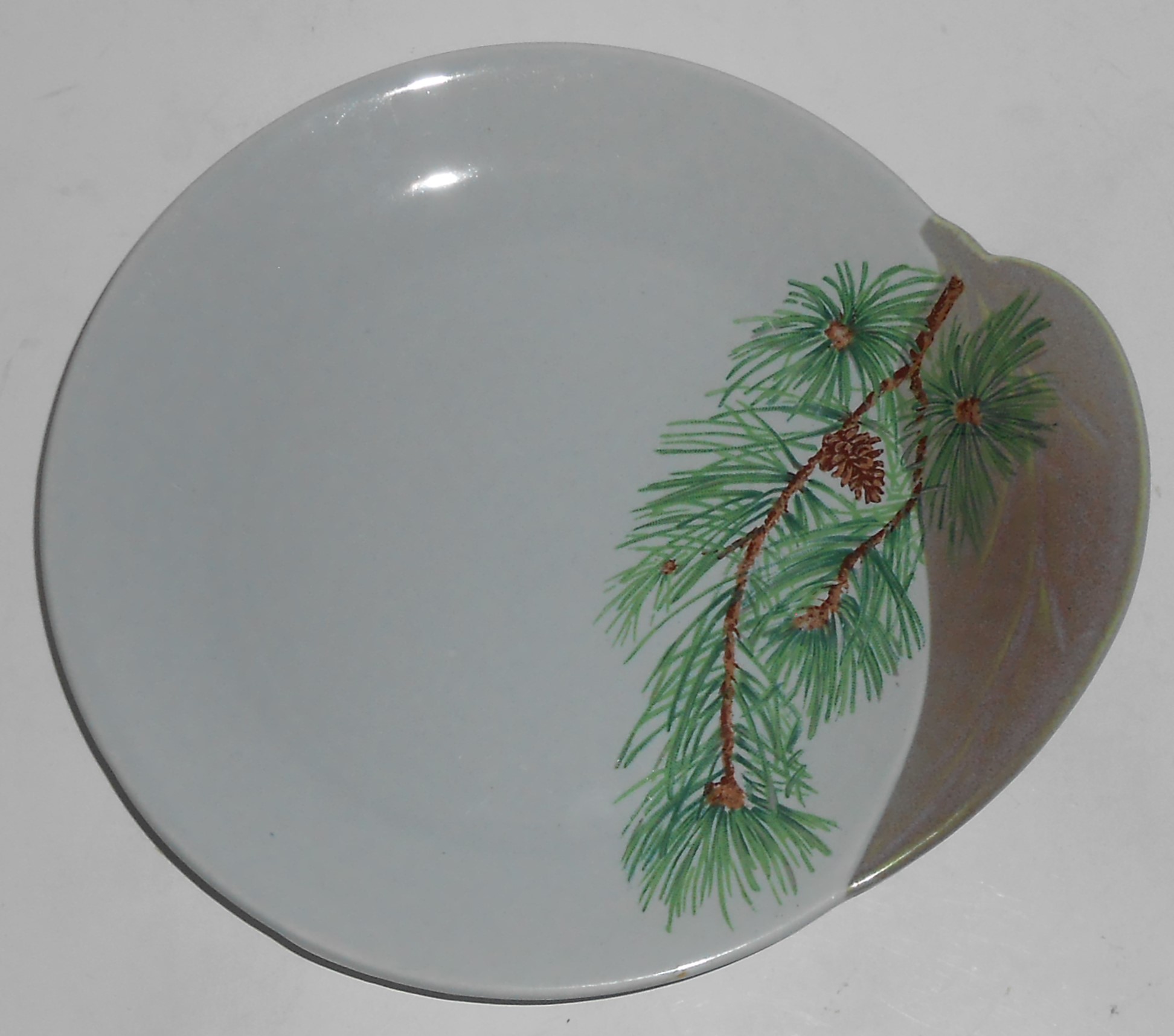 Canonsburg China Willard George Pine Bread Plate