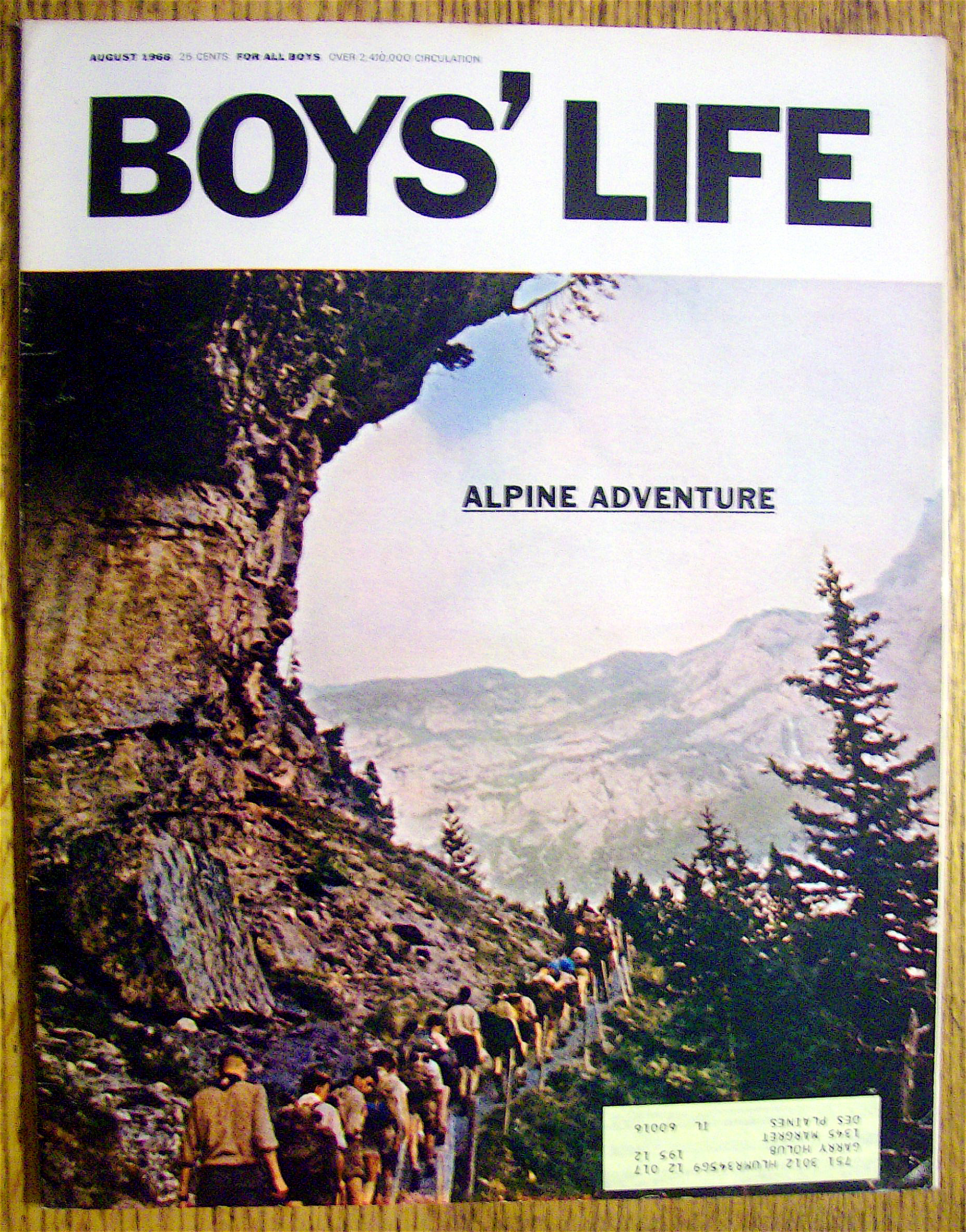 Boys Life Magazine-August 1966-Gale Sayers By Bob Hurt