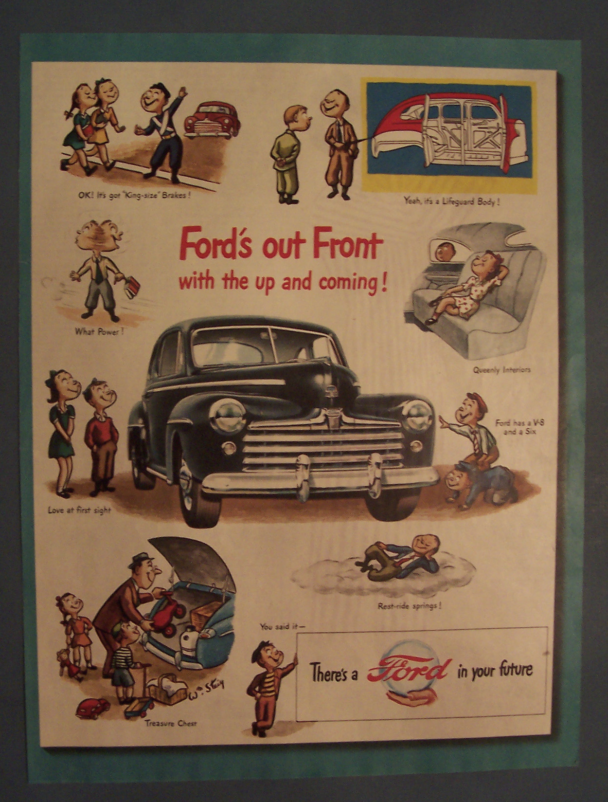 Vintage Ad: 1947 Ford Automobile