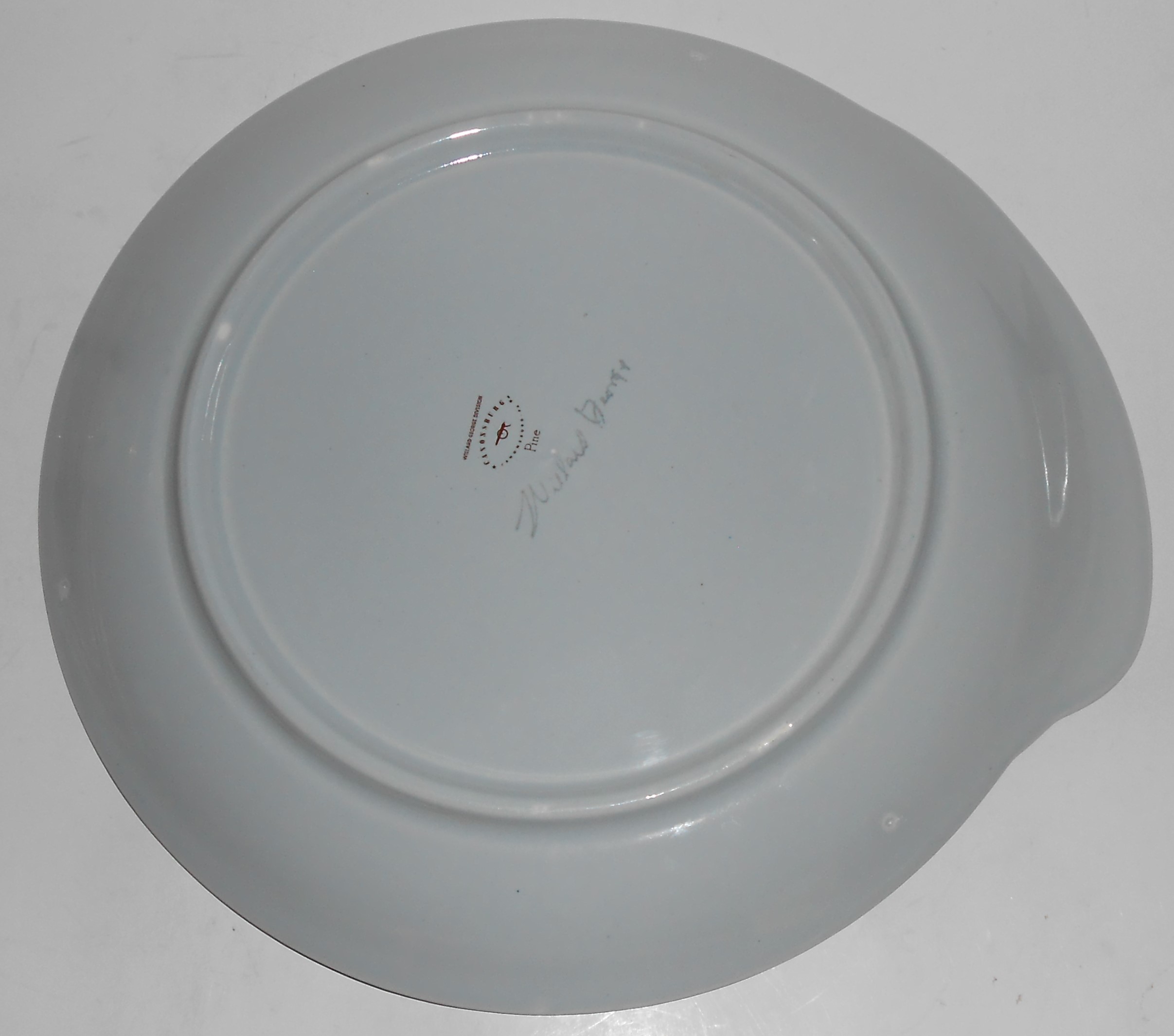 Canonsburg China Willard George Pine Dinner Plate