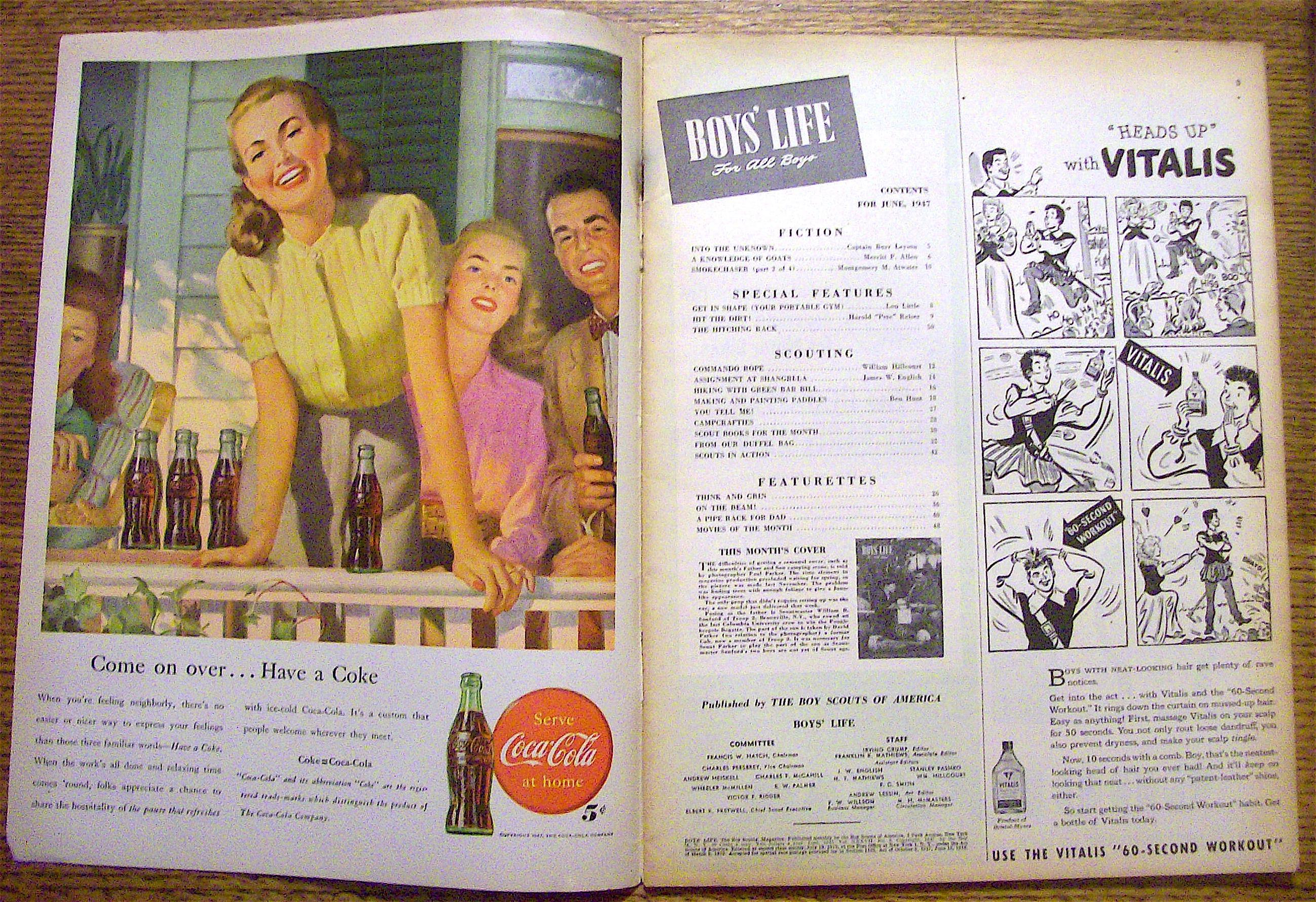 Boys' Life Magazine-June 1947-Harold (Pete) Reiser