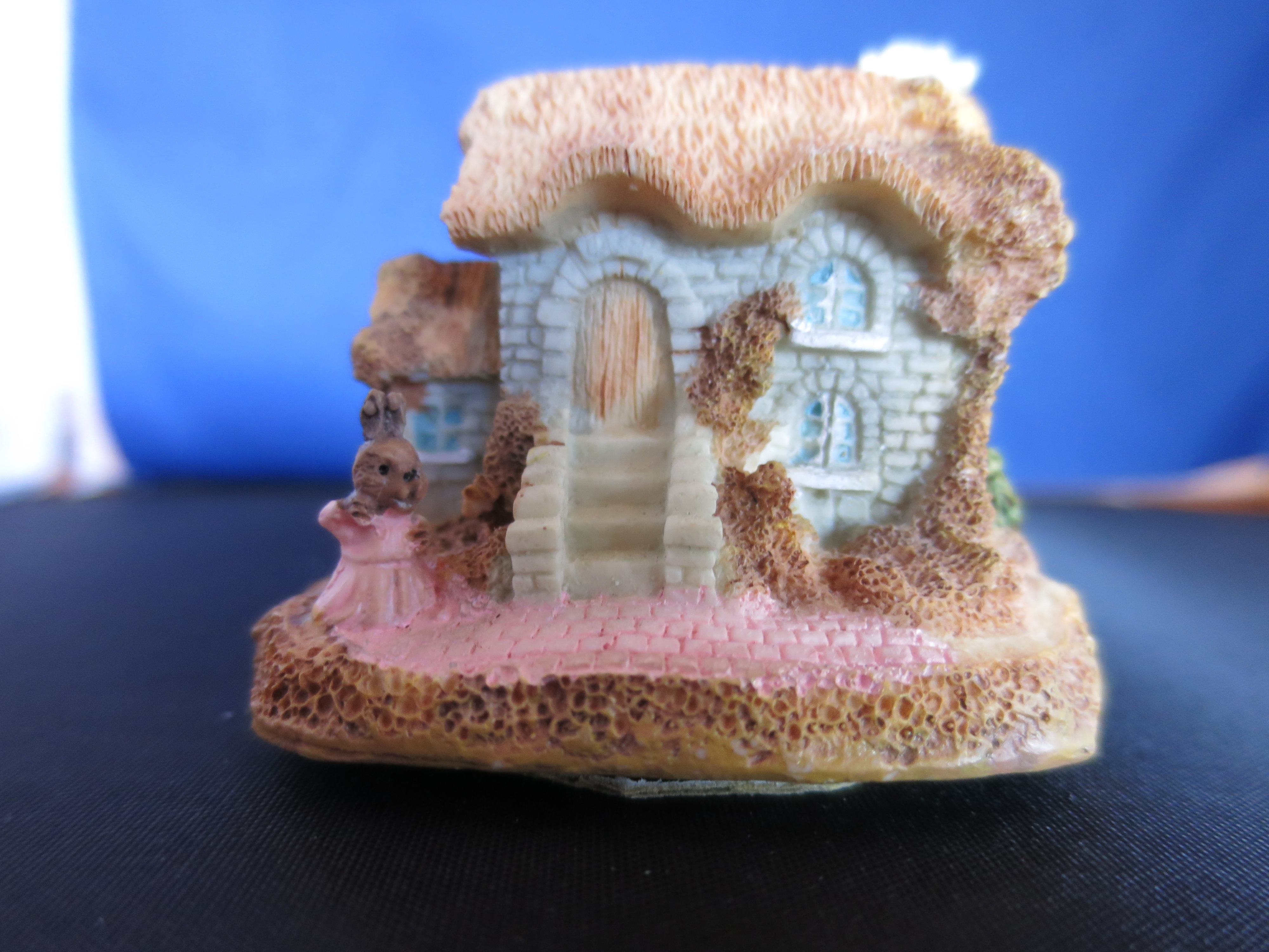 Miniature Easter Bunny Rabbit House Figurine