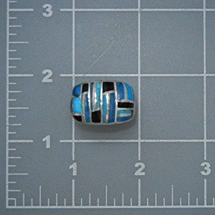 Studio GL Sterling Silver Turquoise Onyx Opal Ring
