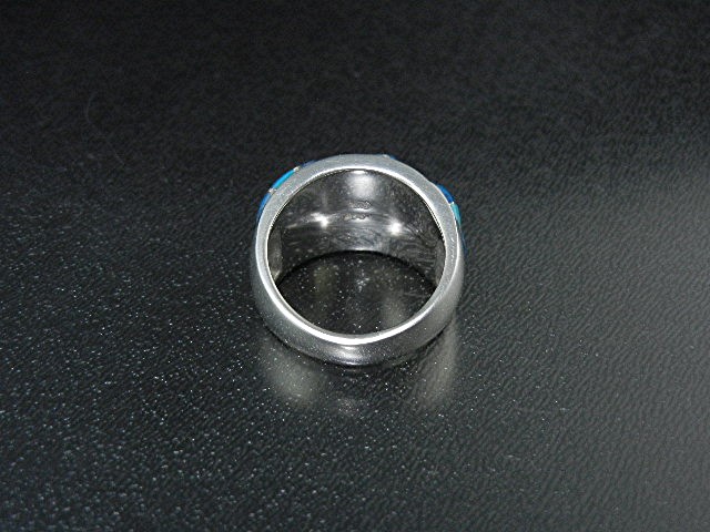 Studio GL Sterling Silver Turquoise Onyx Opal Ring