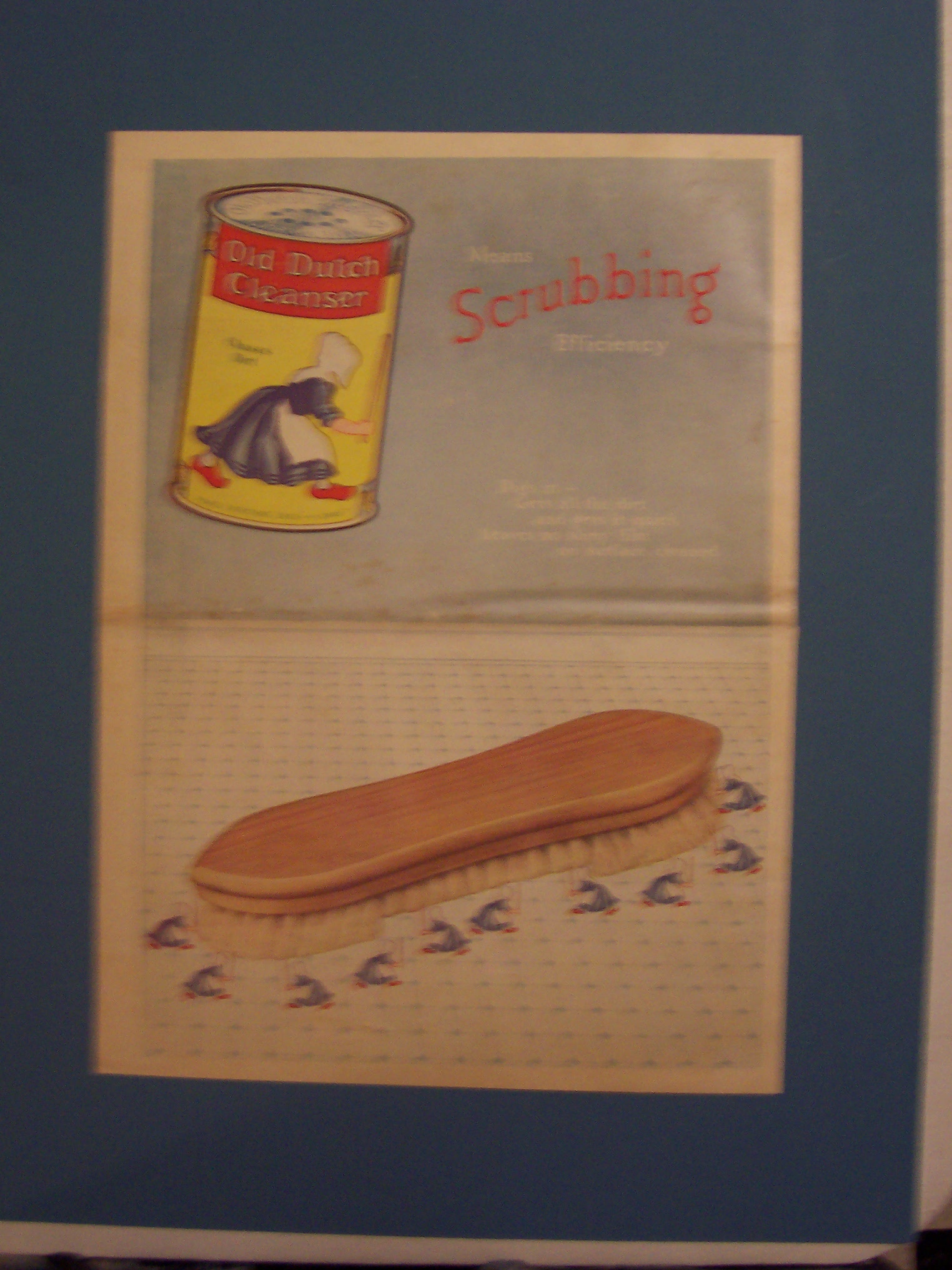 1918 Old Dutch Cleanser with Group of Maids with Brush