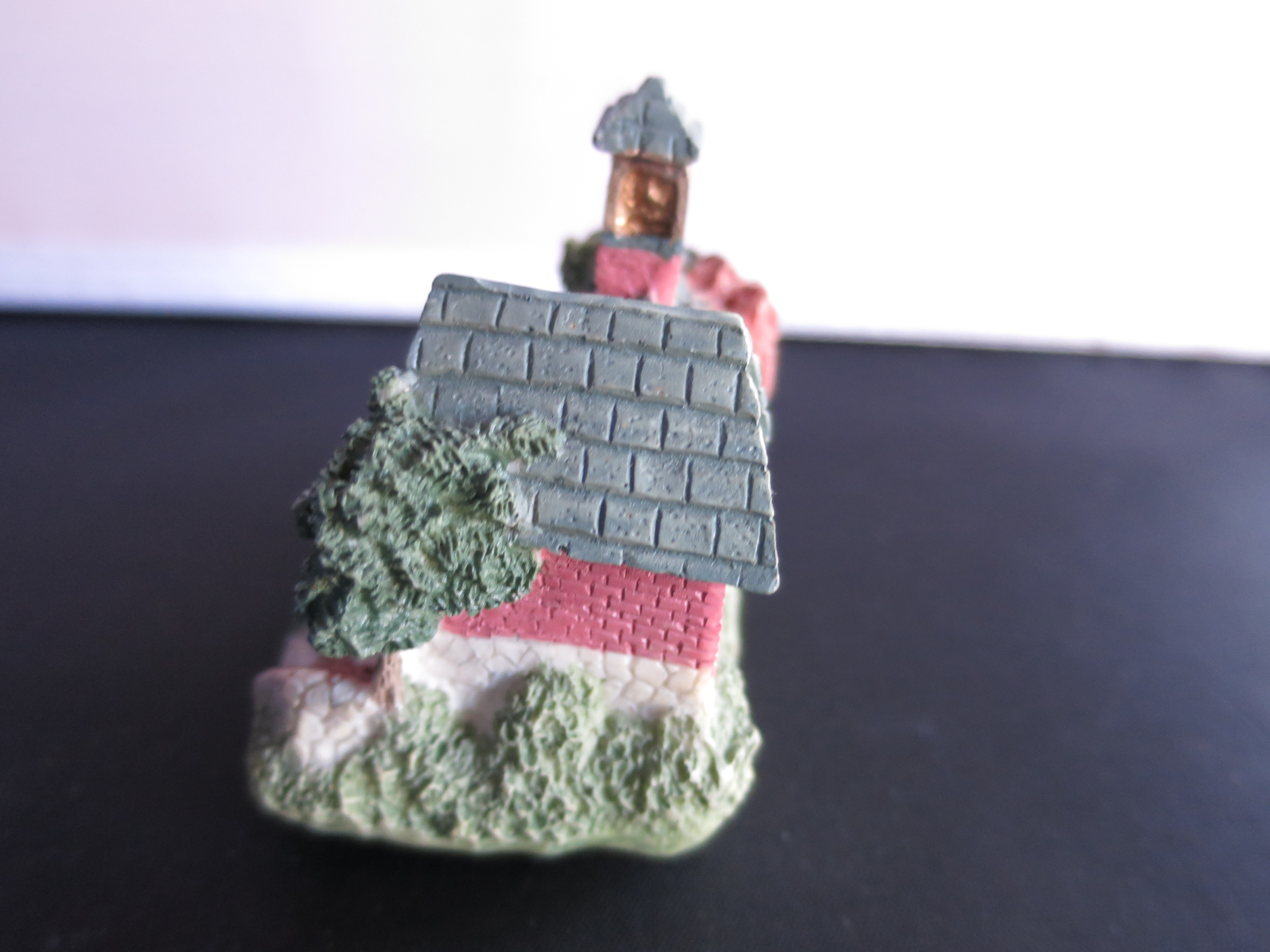 Miniature Bunny Rabbit School House Figurine Village
