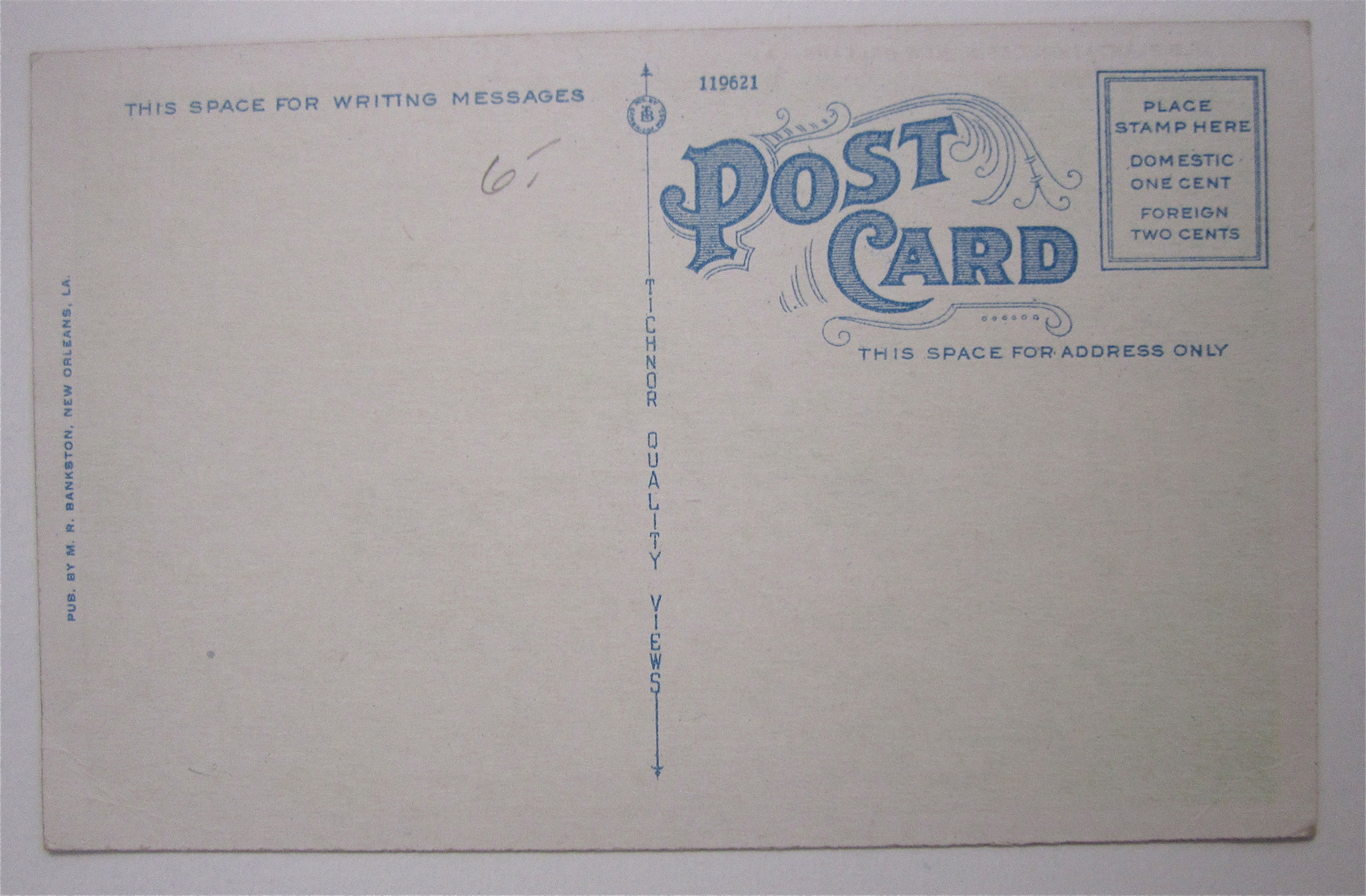 Old Plantation Cabin Postcard