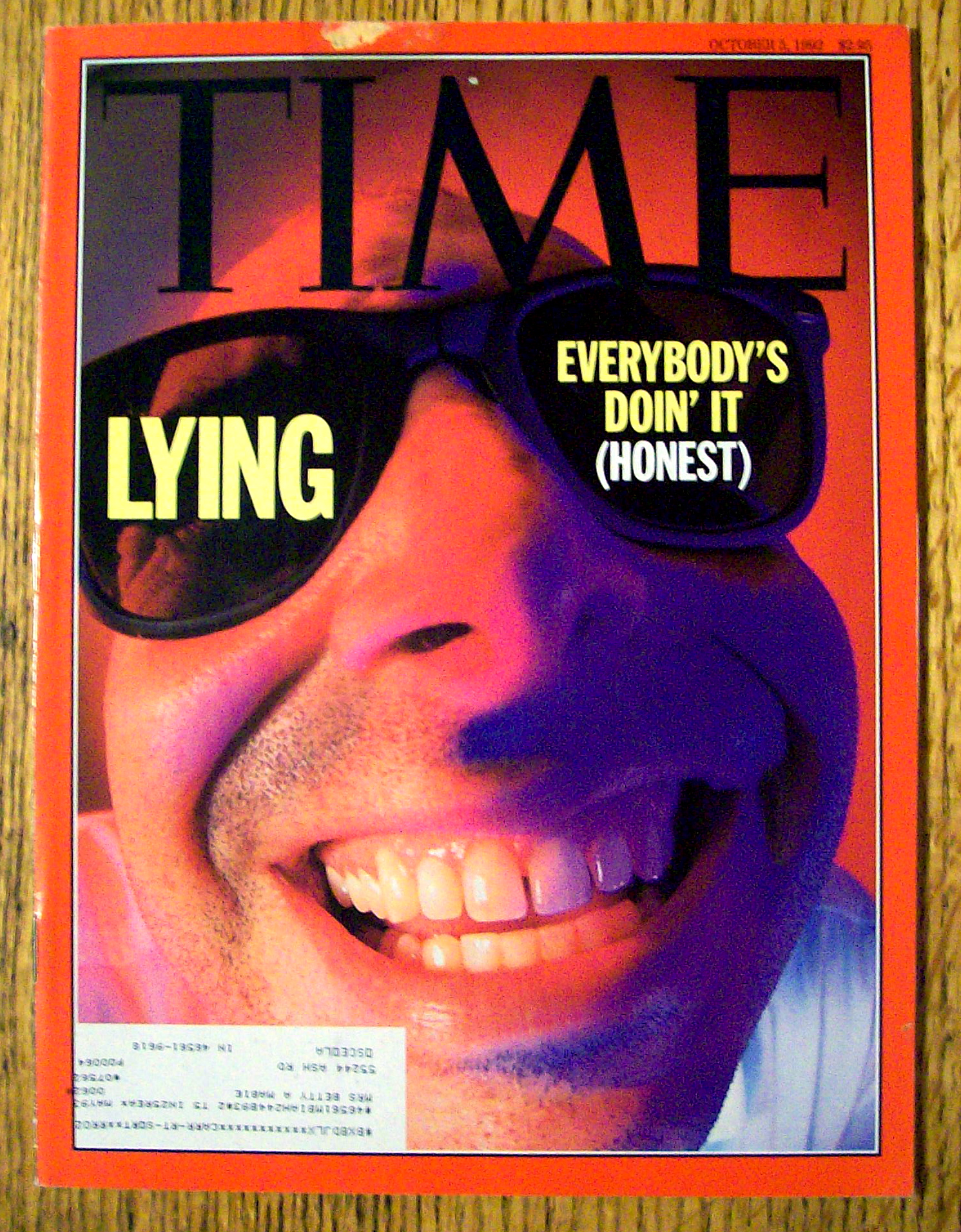 Time Magazine-October 5, 1992-Lying