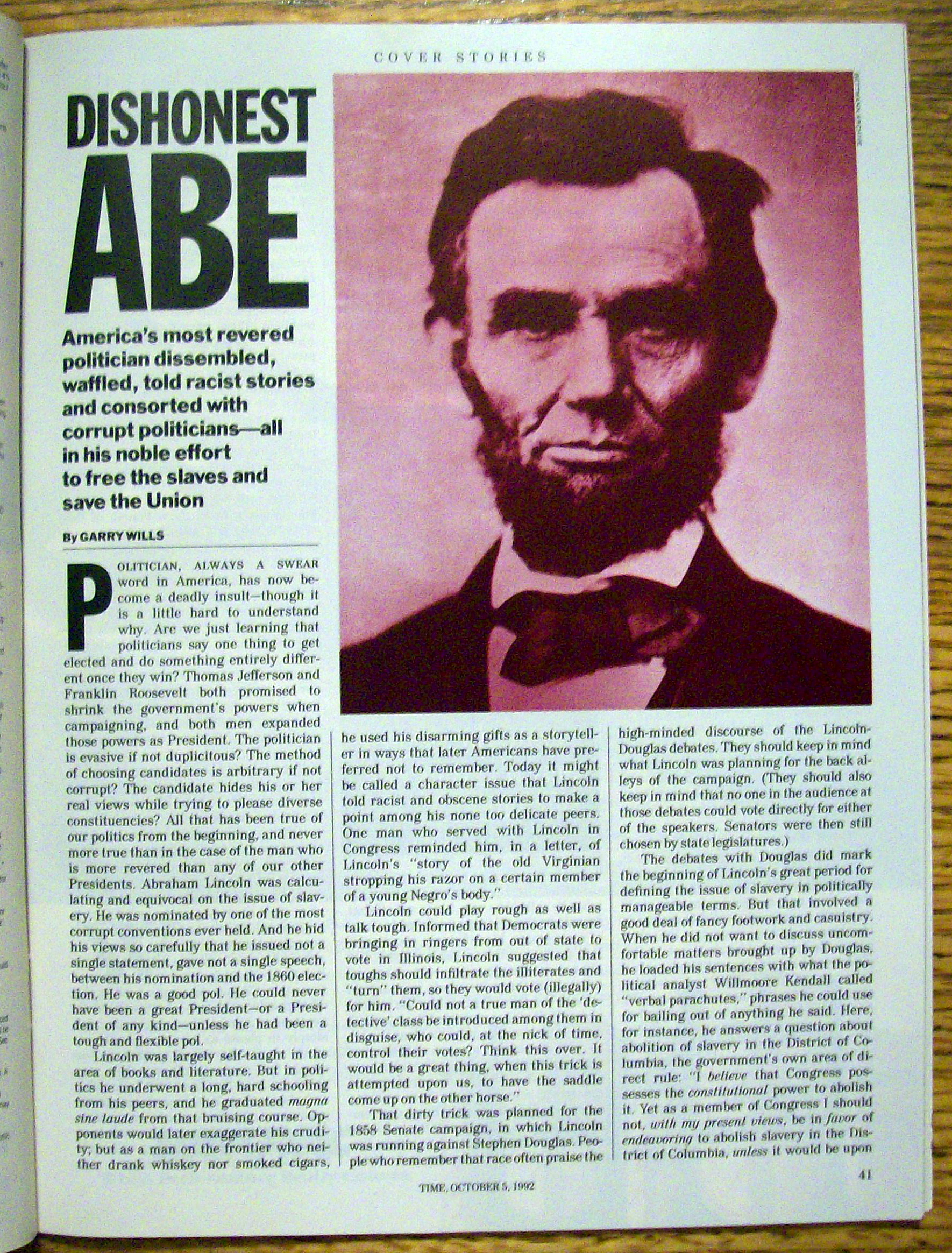 Time Magazine-October 5, 1992-Lying