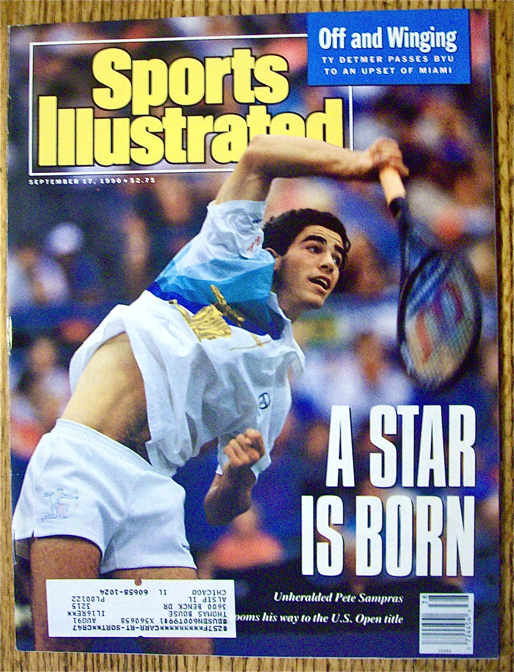 Sports Illustrated Magazine September 17, 1990 Sampras