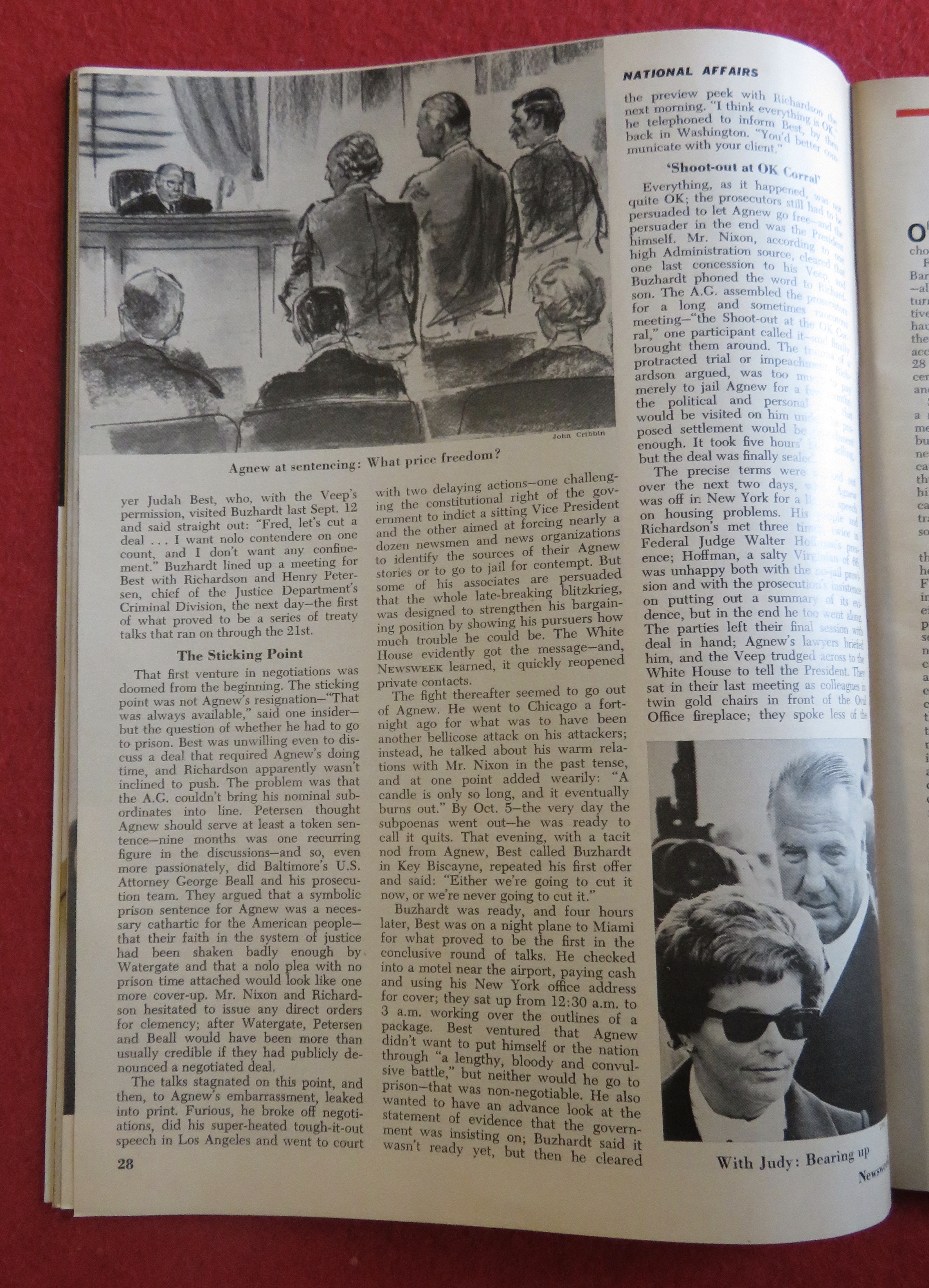 Newsweek Magazine October 22, 1973 After Agnew