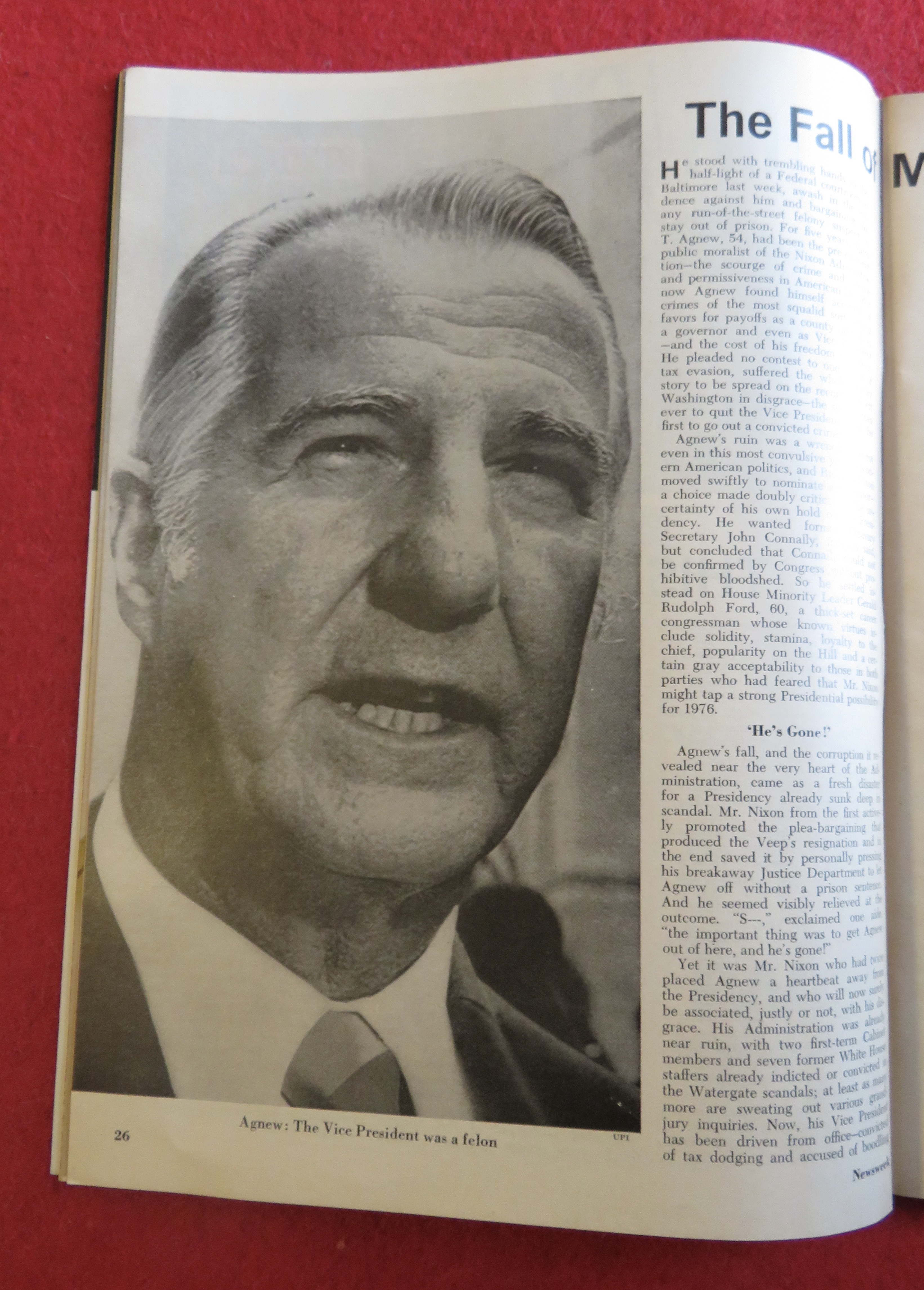 Newsweek Magazine October 22, 1973 After Agnew