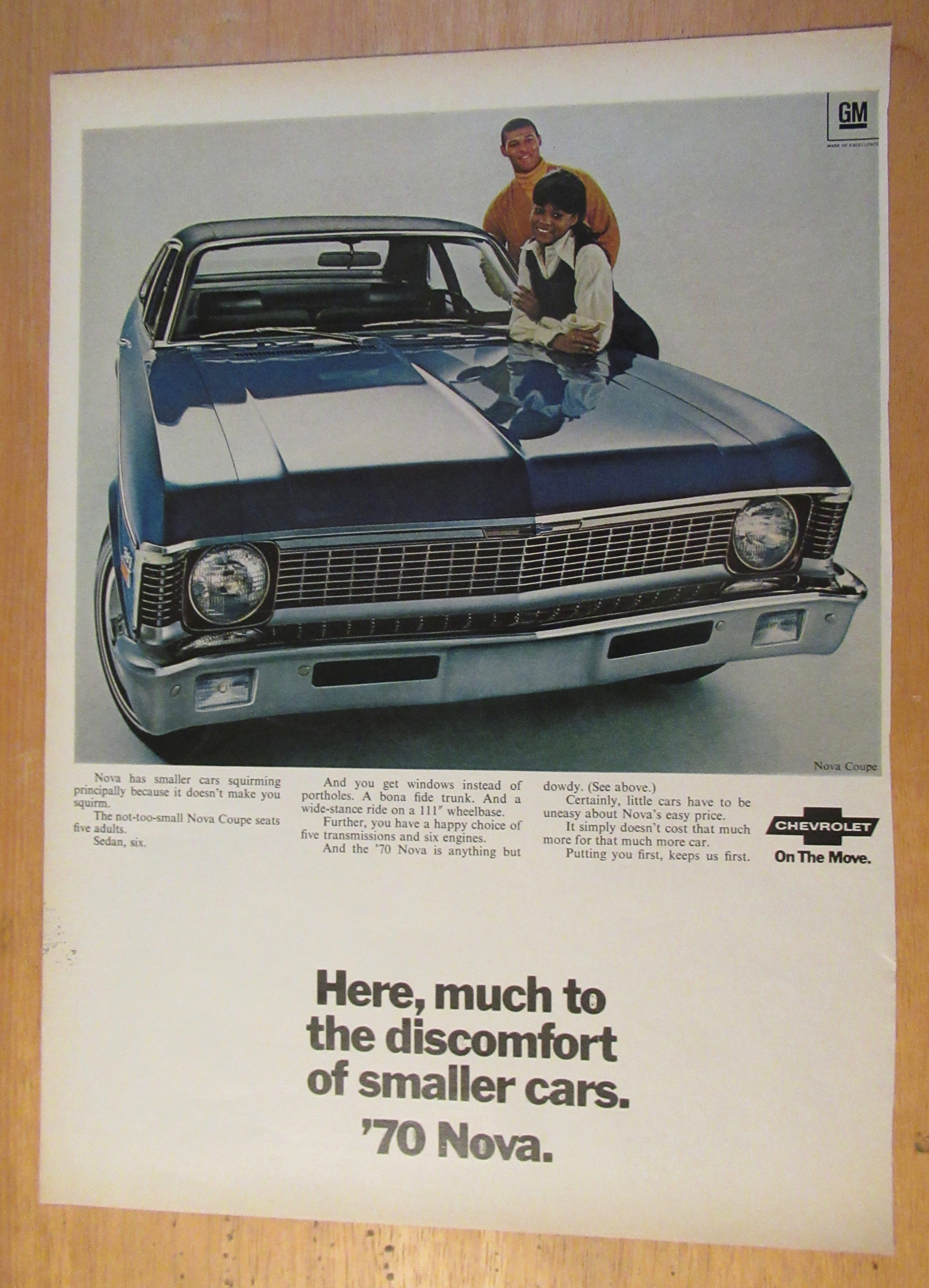 1969 Chevrolet Nova with the Nova Coupe
