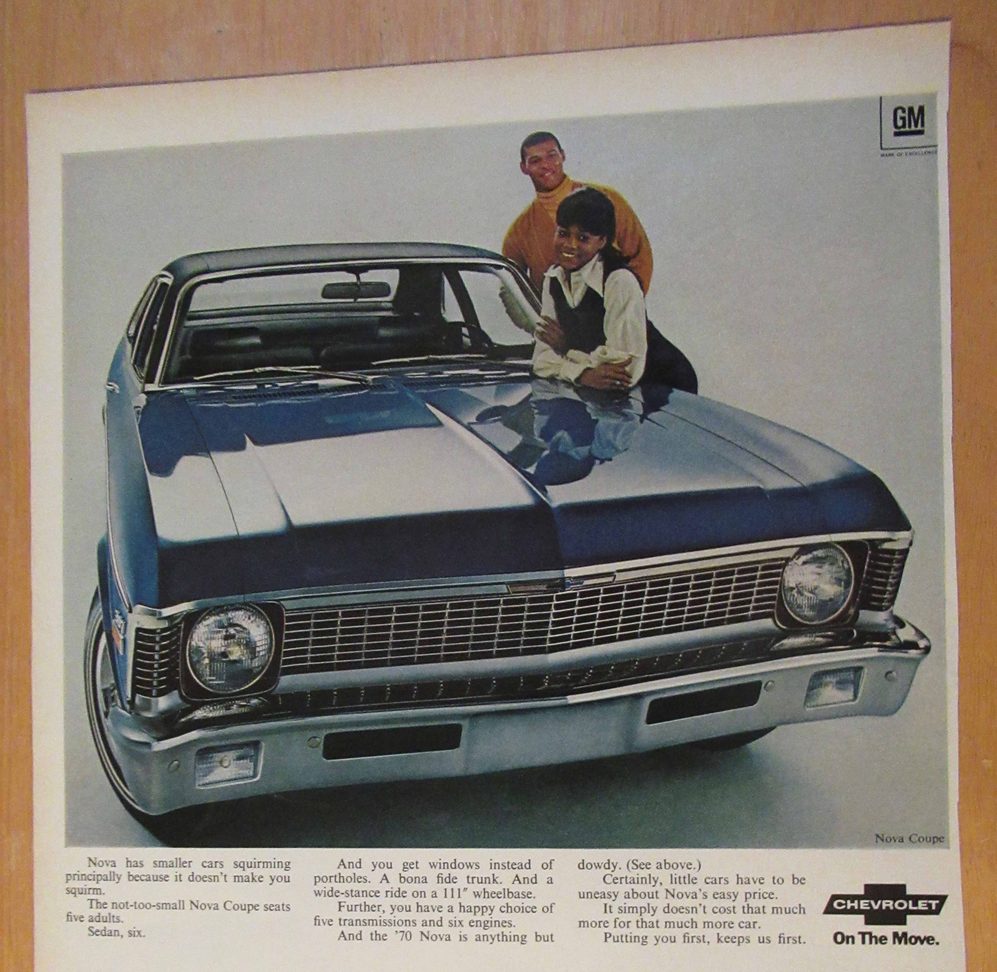 1969 Chevrolet Nova with the Nova Coupe