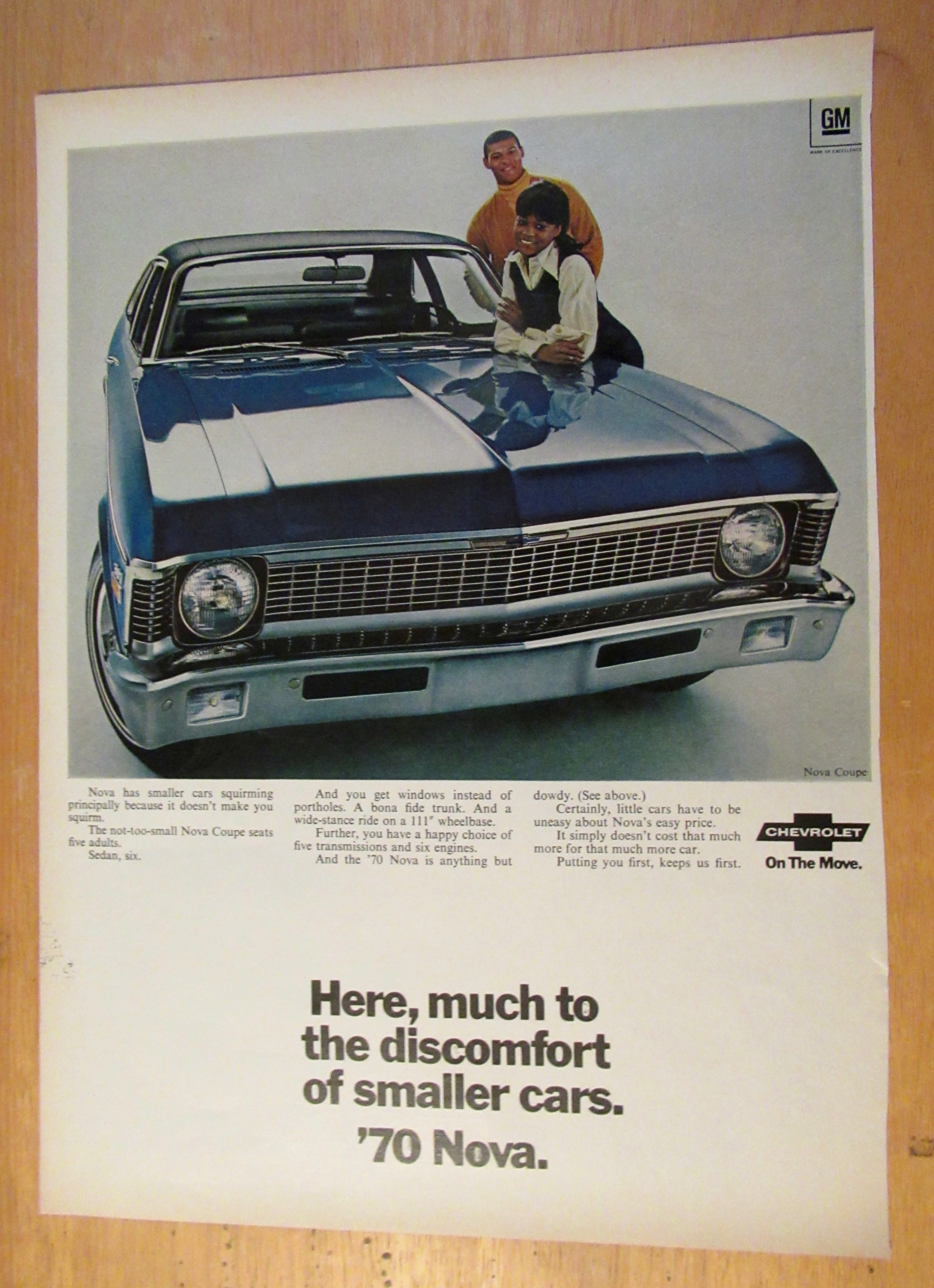 1969 Chevrolet Nova with the Nova Coupe