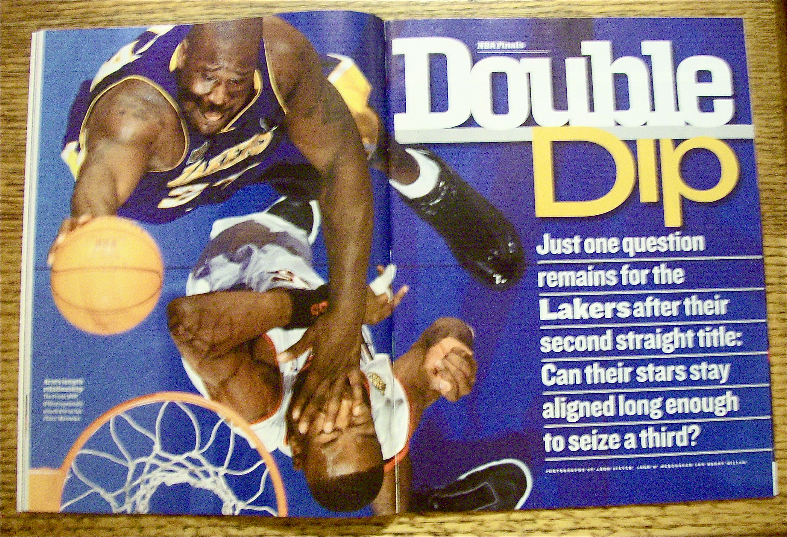 Sport Illustrated Magazine June 25, 2001 Shaq & Kobe
