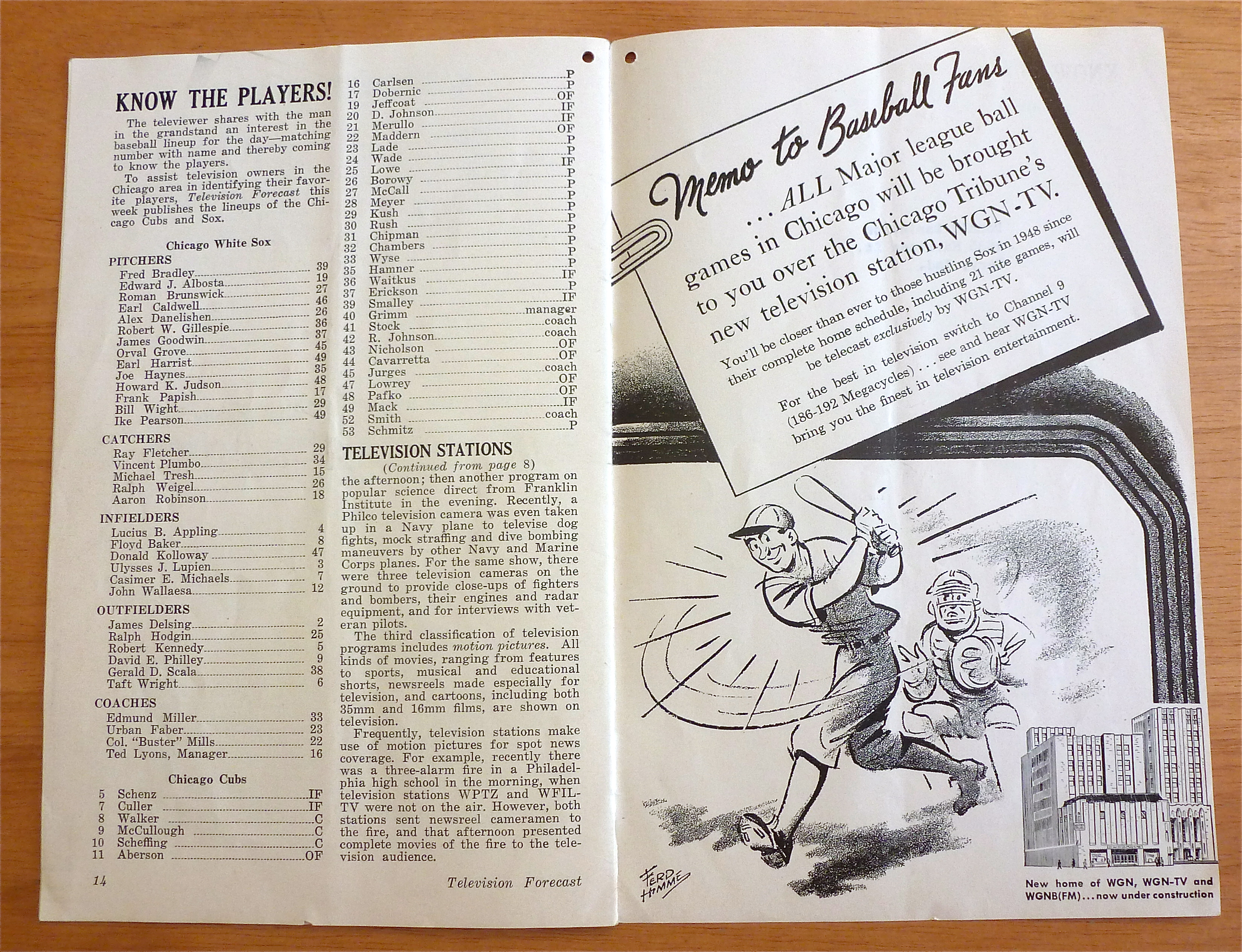 1948 Chicago Television Forecast Issue #2 Kukla & Ollie