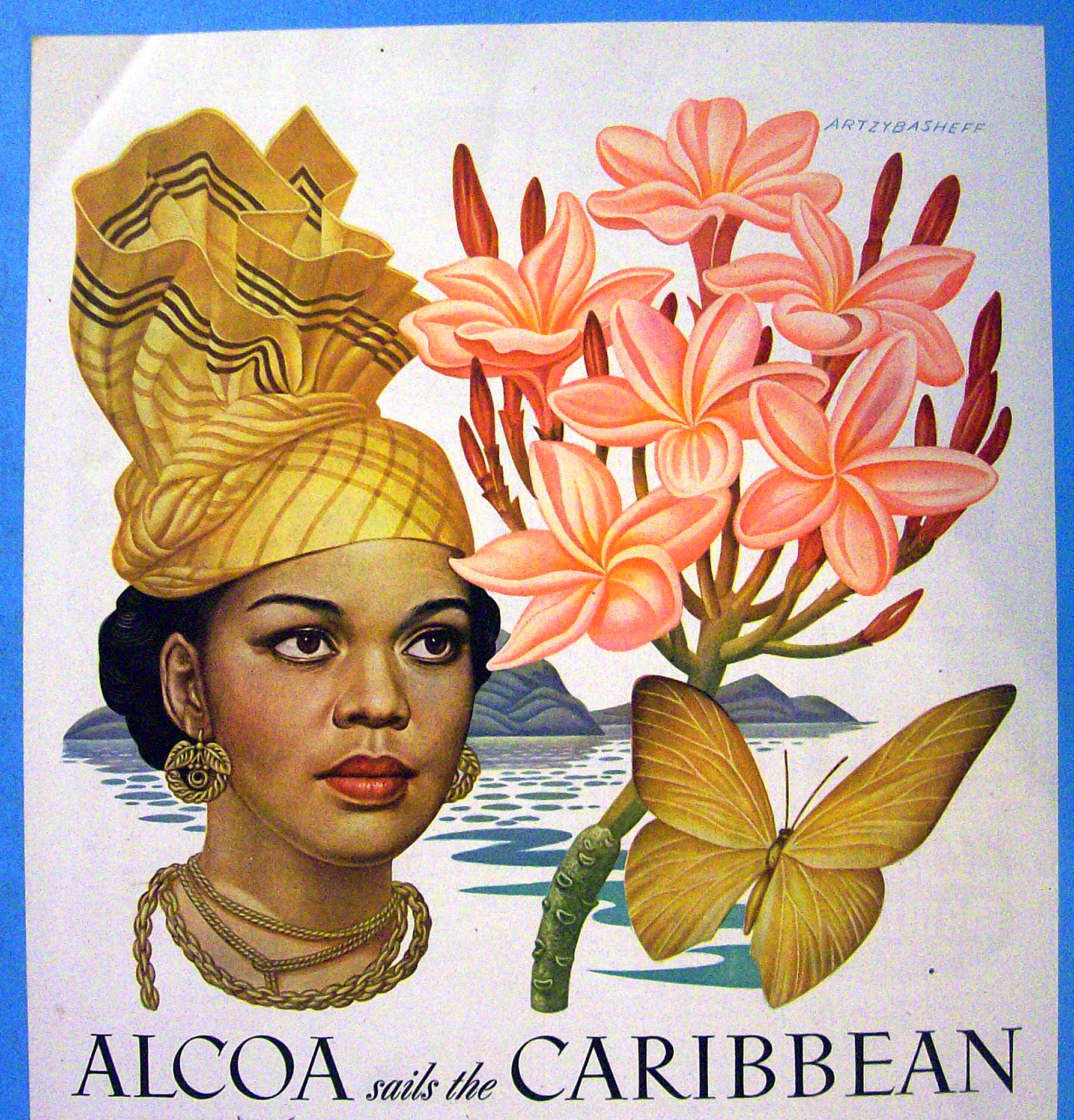 1948 Alcoa Caribbean with Lovely Woman By Artzybasheff