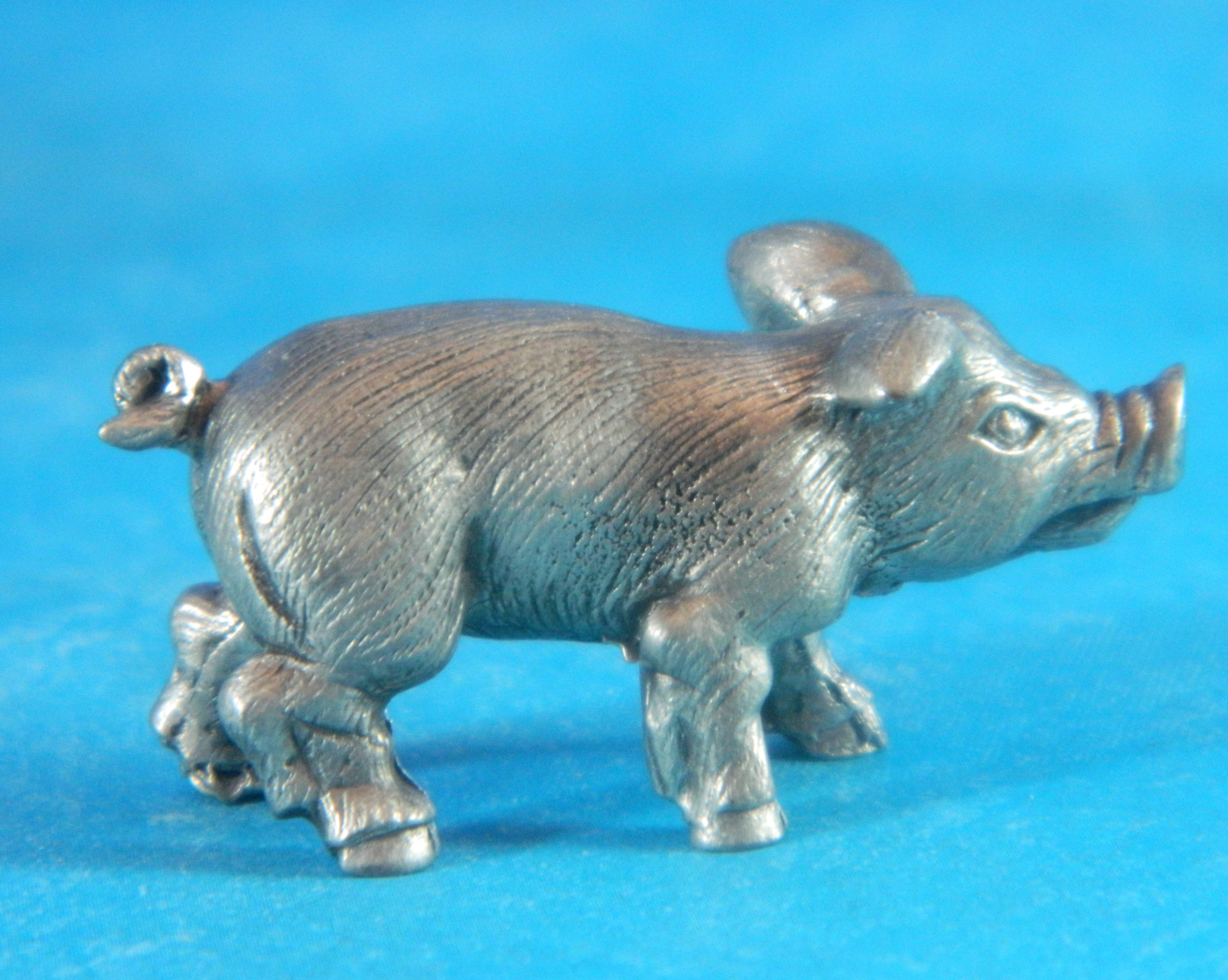 Pig  Pewter Image Miniature