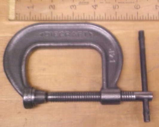 Diecraft C-Clamp No. 402 Antique 2 inch Heavy Duty